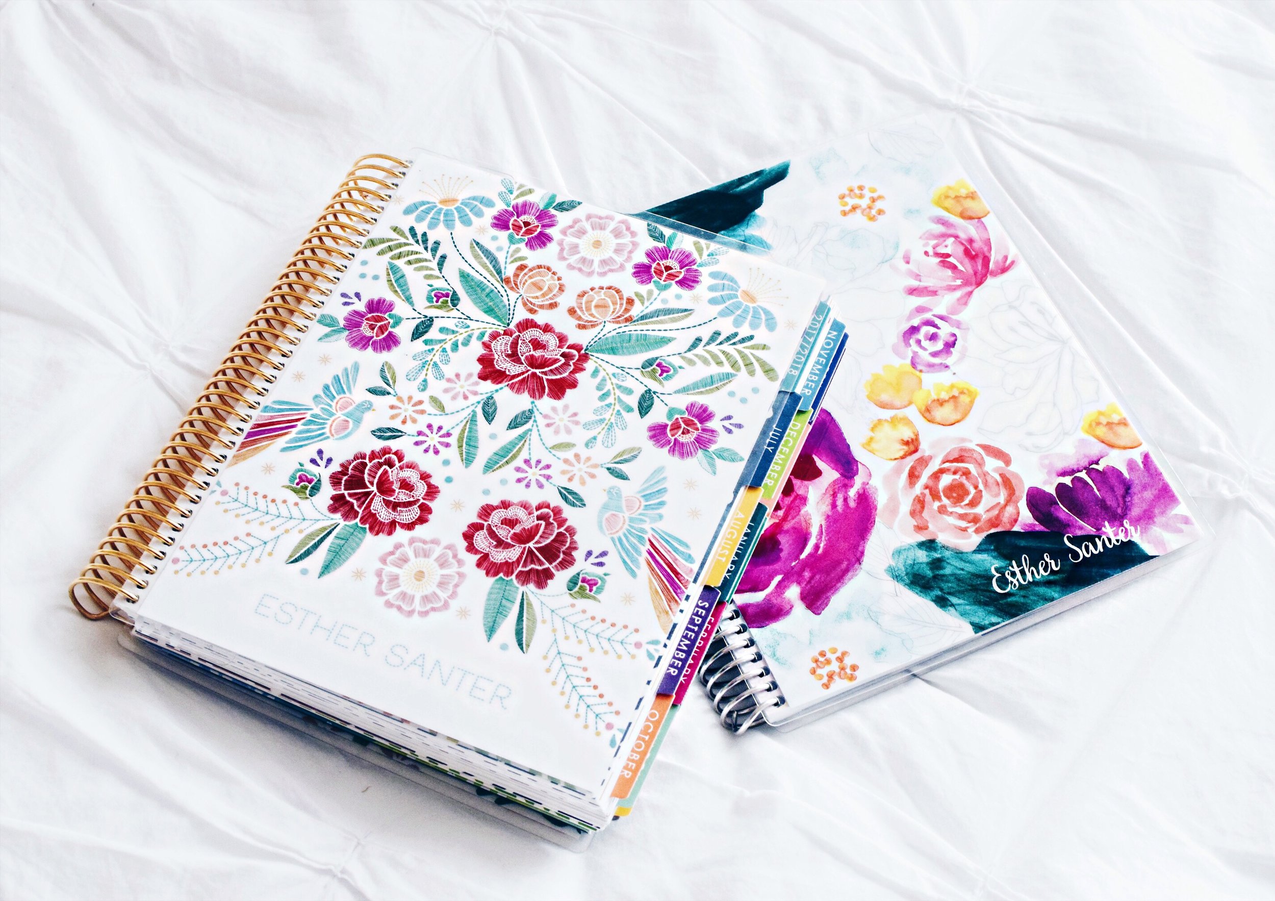 Planner Heaven At The Erin Condren Launch Party Esther Santer Fashion Blog NYC Street Style Blogger Trendy Girl Women Flatlay Paper Stationary Cardstock Pens Markers Colorful Fun Bold Pretty Notebook Floral Design Silver Gold Customizable Personalize.JPG