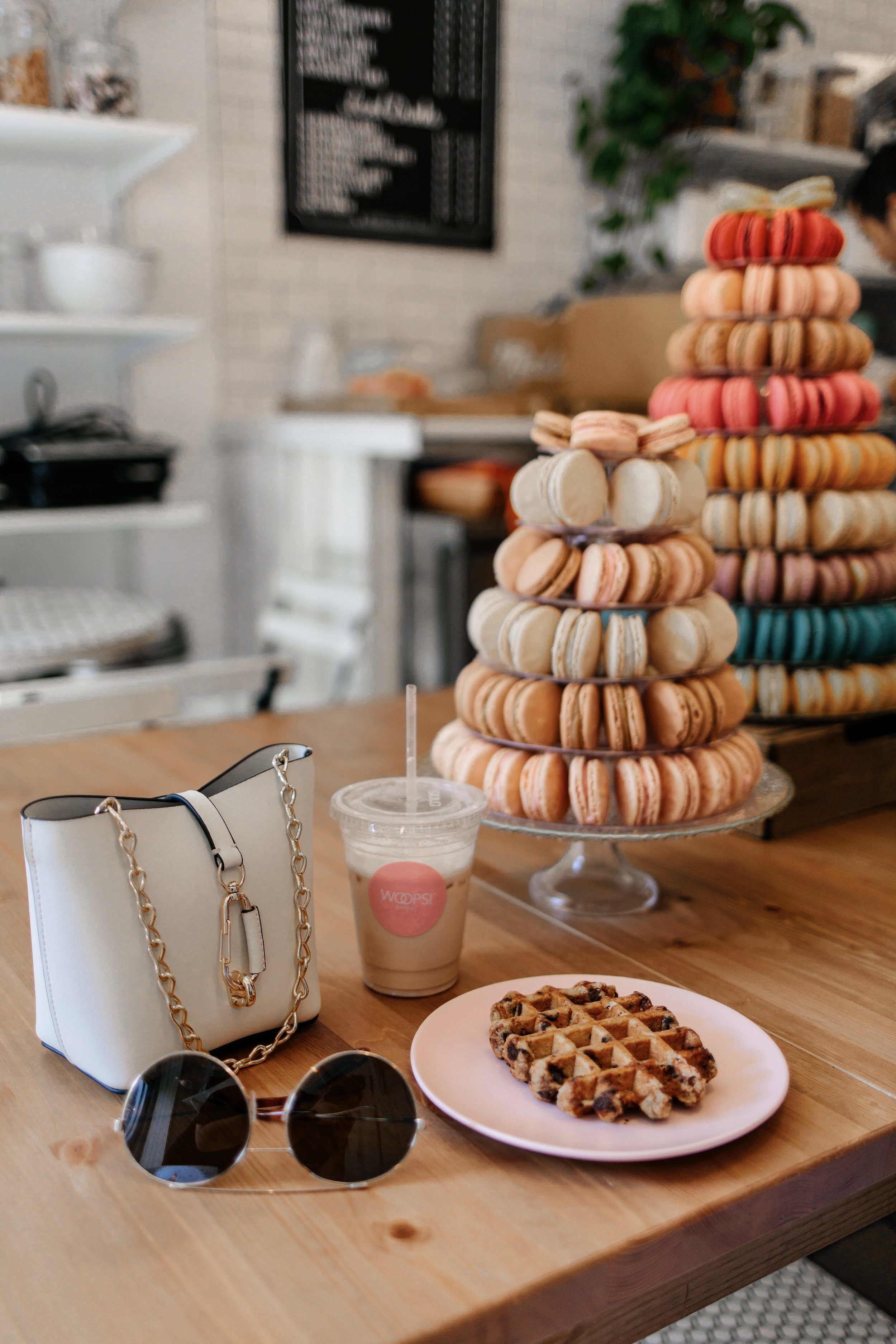 No Is A Dirty Dirty Word A Satire Blue Striped Top Red Heels Esther Santer Fashion Blog NYC Street Style Blogger Outfit OOTD Trendy By Woops Macaron Shop Light Denim Jeans Gold Jewelry Details Shoes Zara Shopping Wear Zac Posen Bag  Coffee Break Girl.jpg