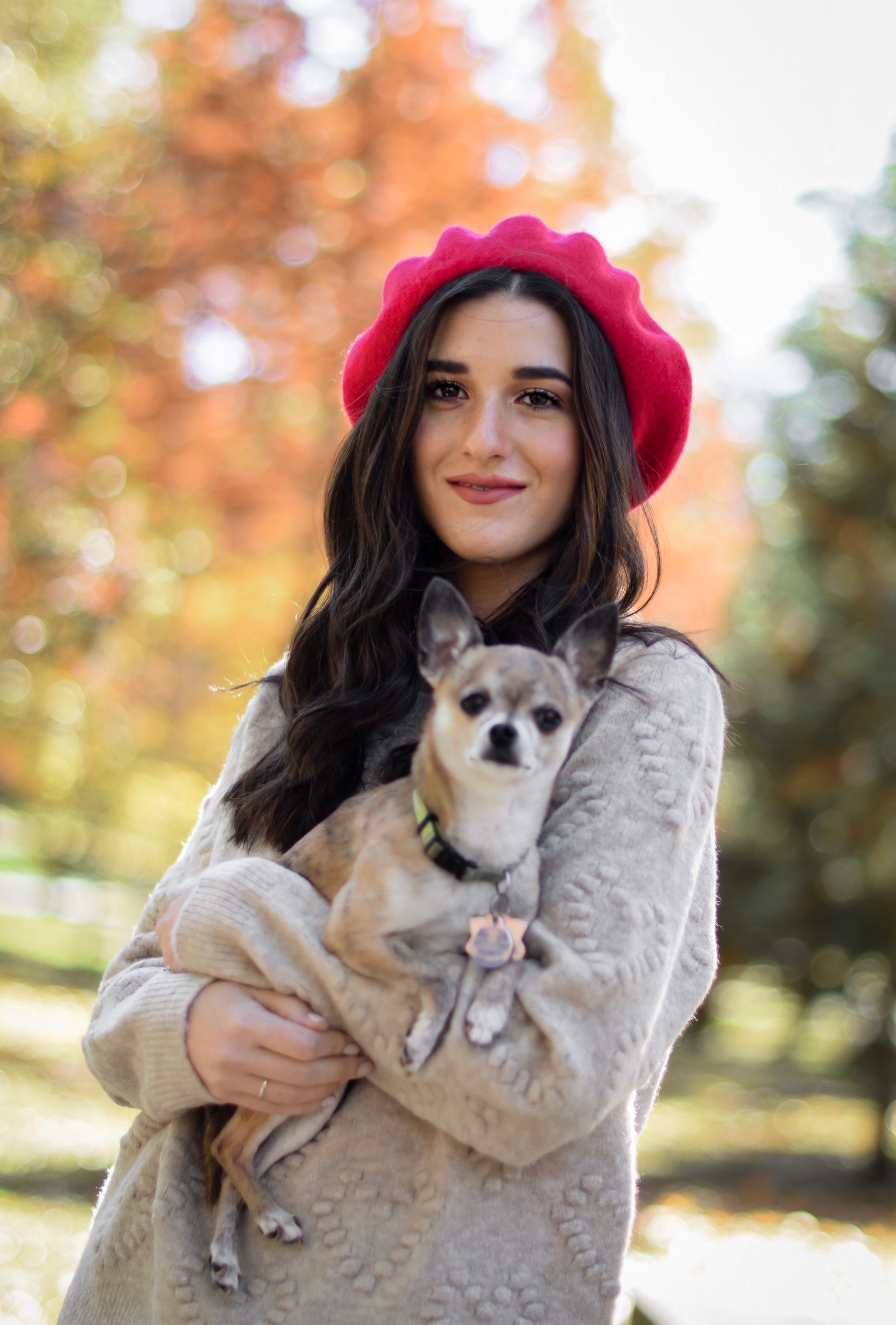 10 Tips To Being Productive On Your Next Flight Esther Santer Fashion Blog NYC Street Style Blogger Outfit OOTD Trendy Shopping Dog Chihuaha Red Beret Instagram Puppy Romeo Photoshoot Saint St Louis Lipstick Fall Trees Happy Hearts Sweater H&M  Winter.jpg