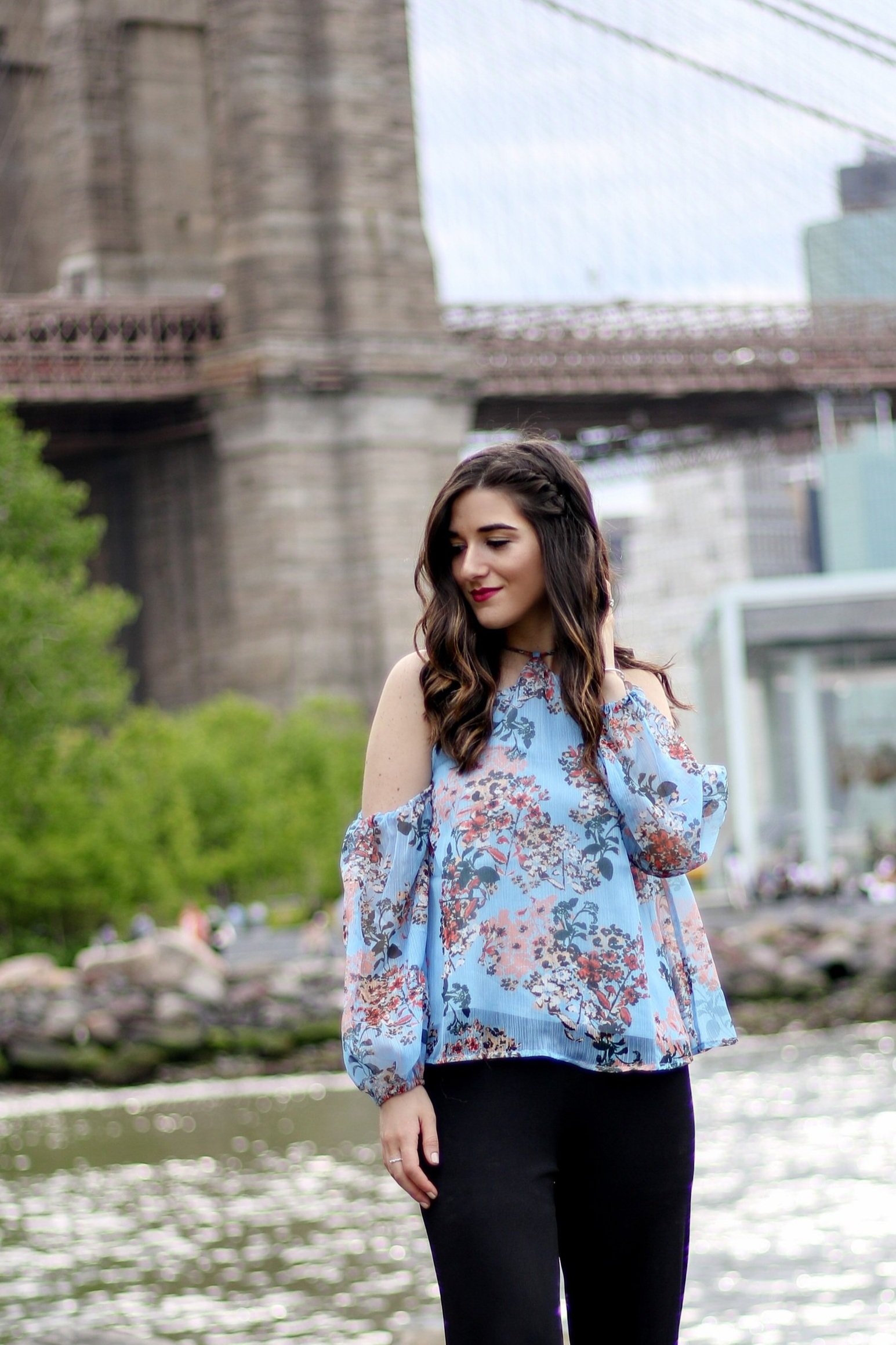 Trescool+Cold+Shoulder+Halter+Top+10+Things+You+Didn%27t+Know+About+Me+Esther+Santer+Fashion+Blog+NYC+Street+Style+Blogger+Outfit+OOTD+Trendy+Summer+Spring+Look+Black+Ruffle+Pants+Embellished+Slides+Hair+Girl+Women+Pretty+Silver+Rings+Floral+Accessories.jpg