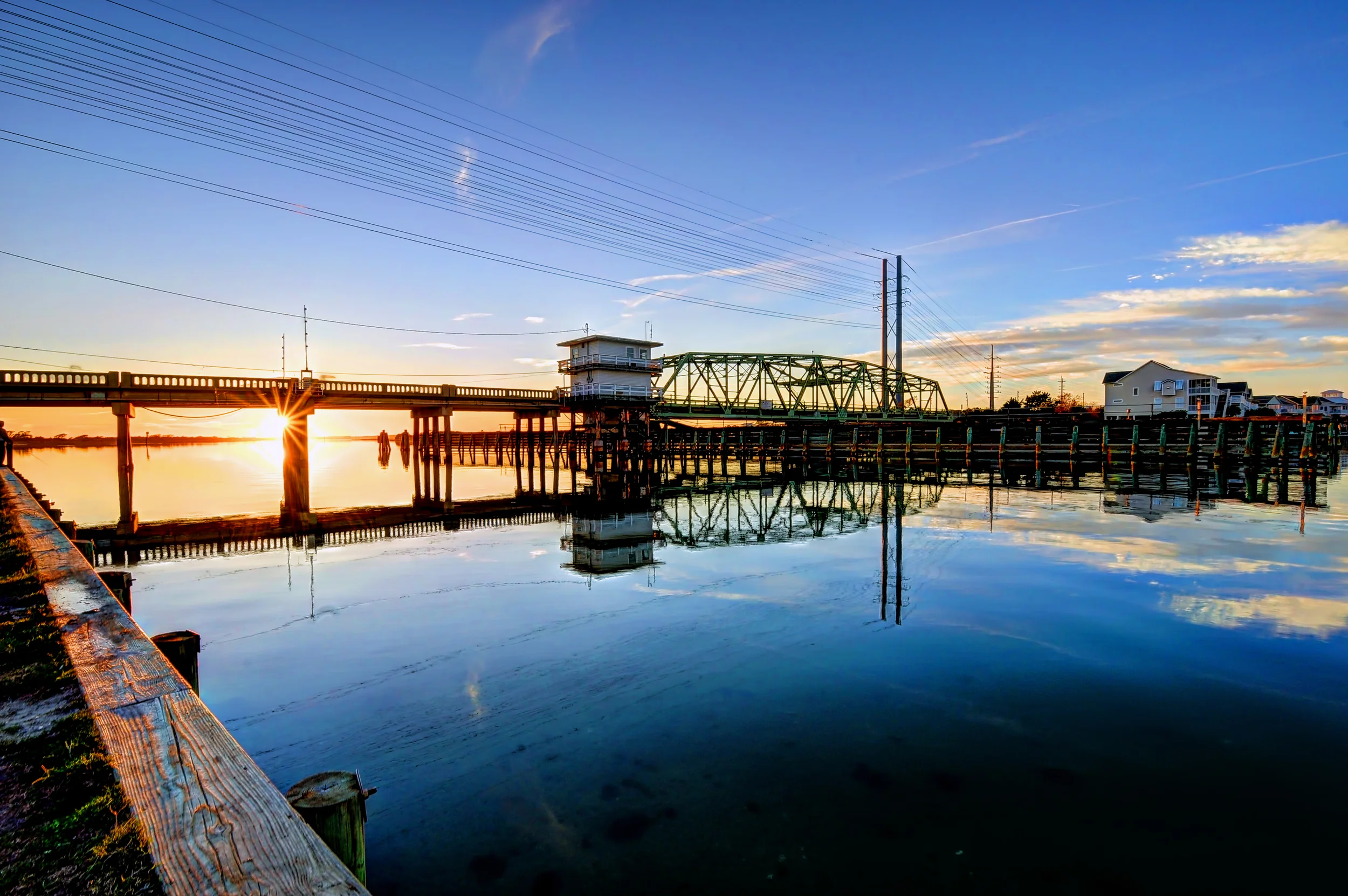 Surf City Bridge at sunset HDR.jpg