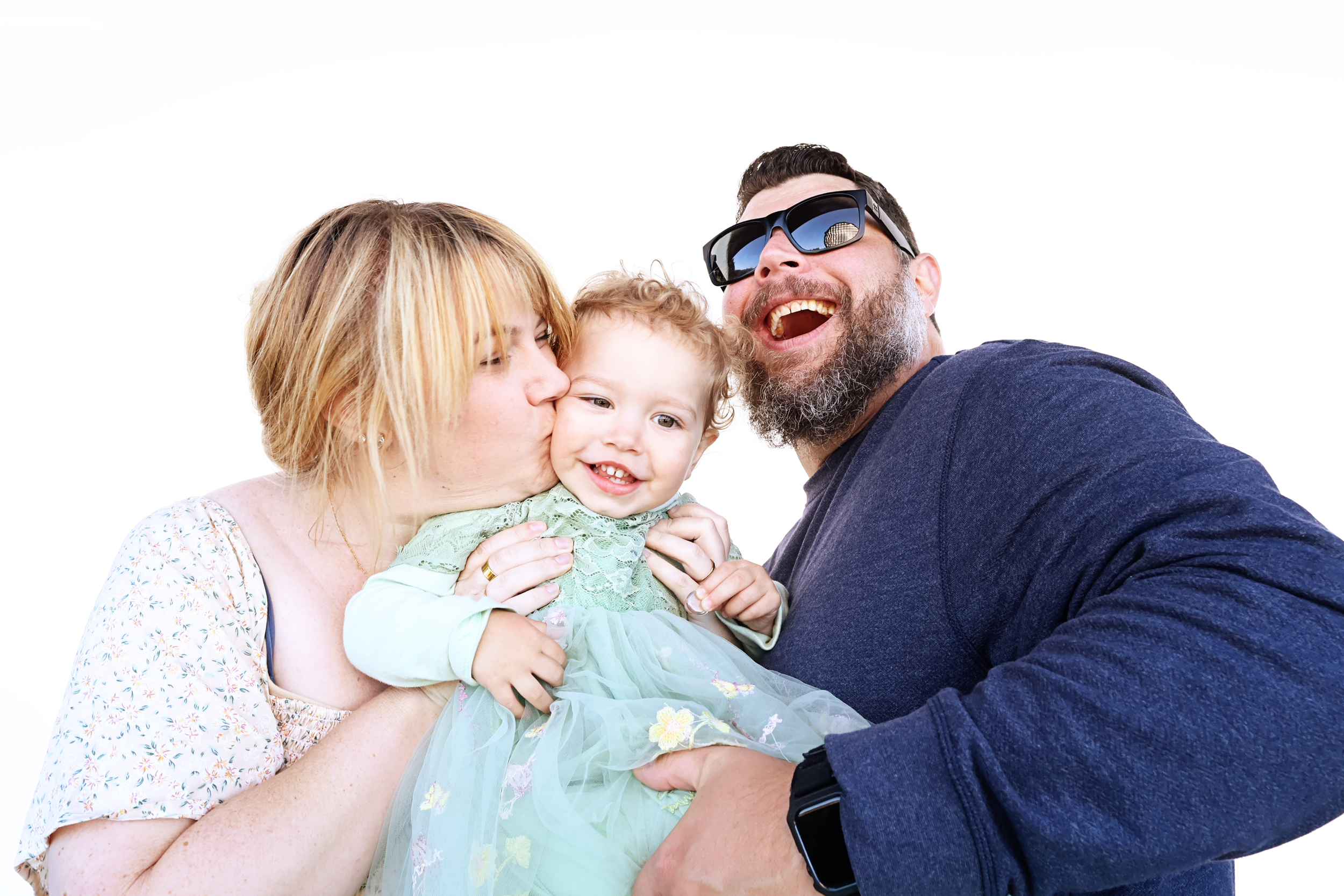 Cute family getting their Klixbot on