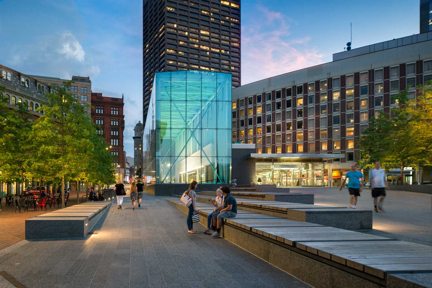 GOVERNMENT CENTER STATION + CITY HALL PLAZA