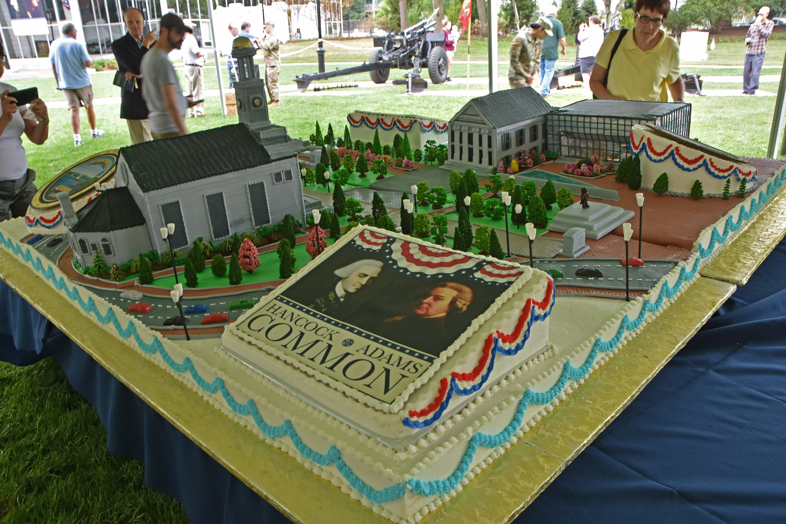  Montilio’s Bakery in Brockton created a replica of the park in cake form. 