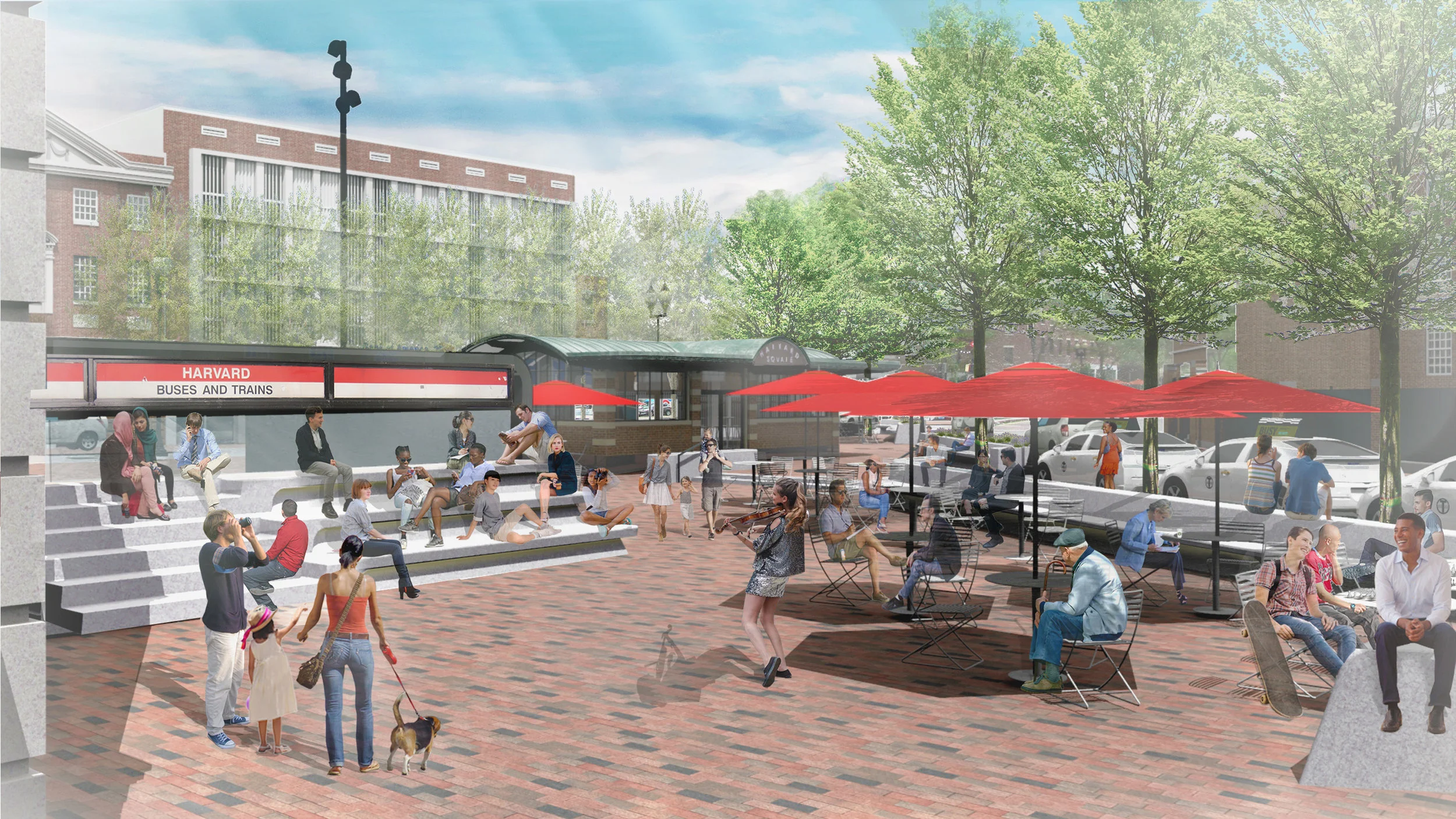 Harvard Square Plaza Slated for Renovation