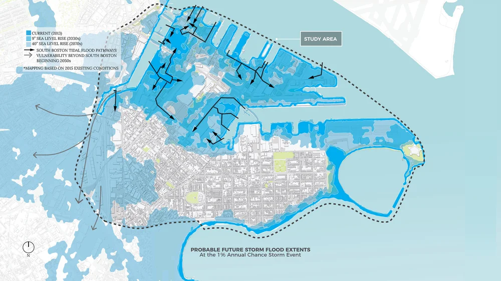 Climate Ready South Boston Halvorson Tighe Bond Studio Boston Flood Map 2022