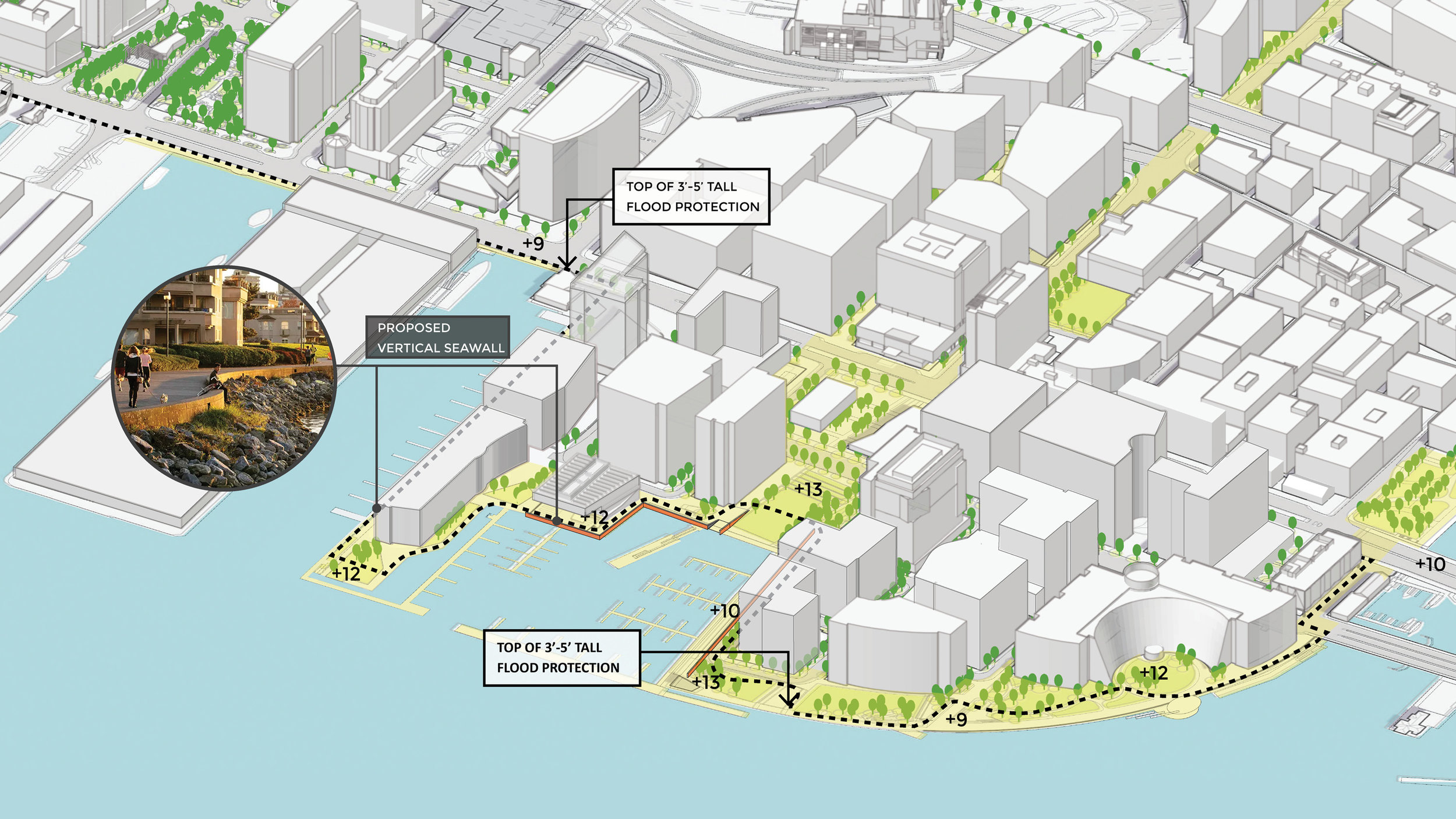 Climate Ready South Boston Fan Pier Design Prototypes Option A (Halvorson Design)