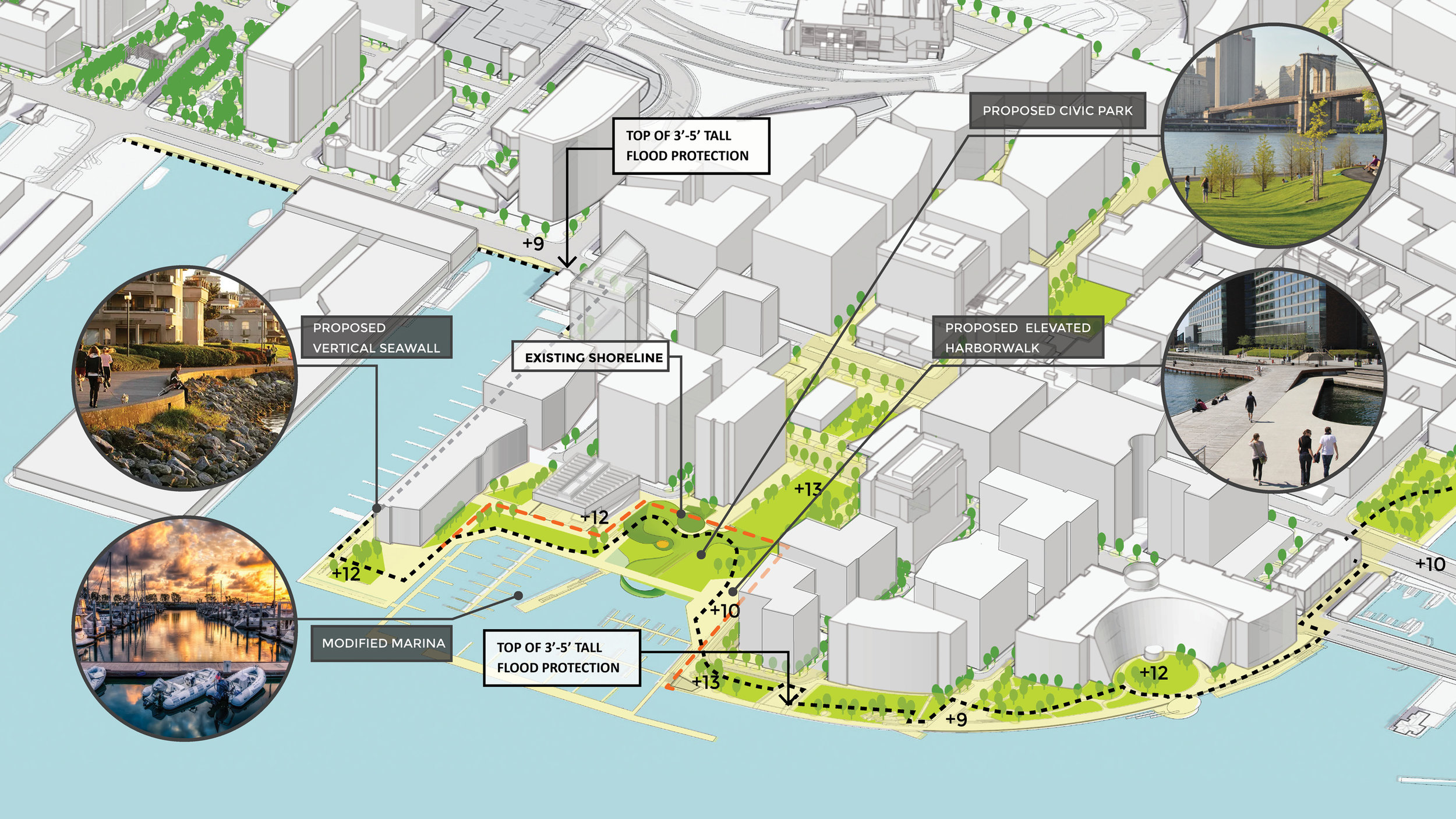 Climate Ready South Boston Fan Pier Design Prototypes Option B (Halvorson Design)
