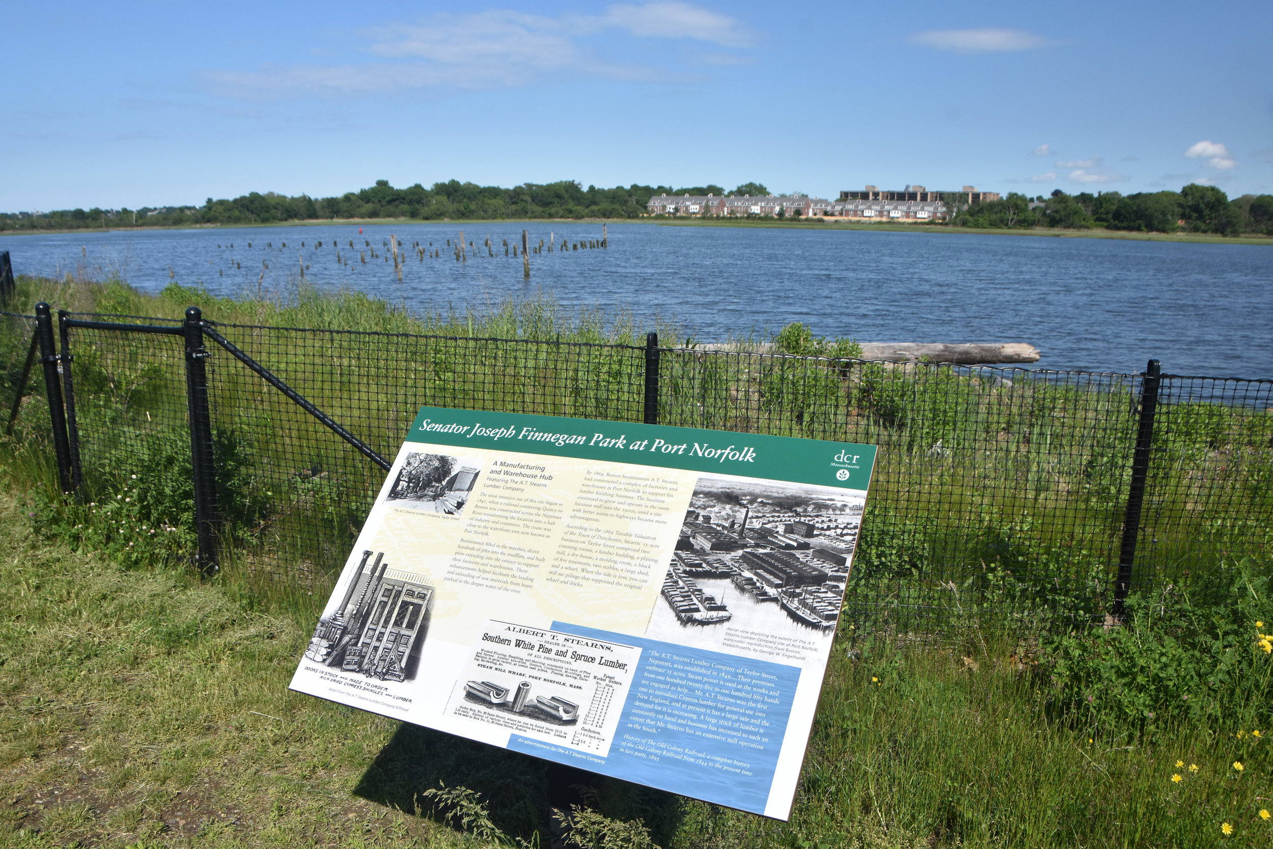  Environmental Signage at Senator Joseph Finnegan Park at Port Norfolk 