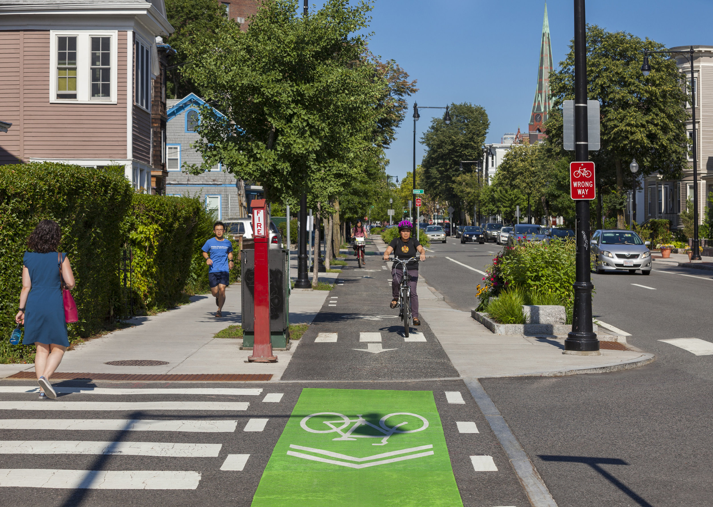 Western Avenue Complete Streets (Photo by Anthony Crisafulli Photography)