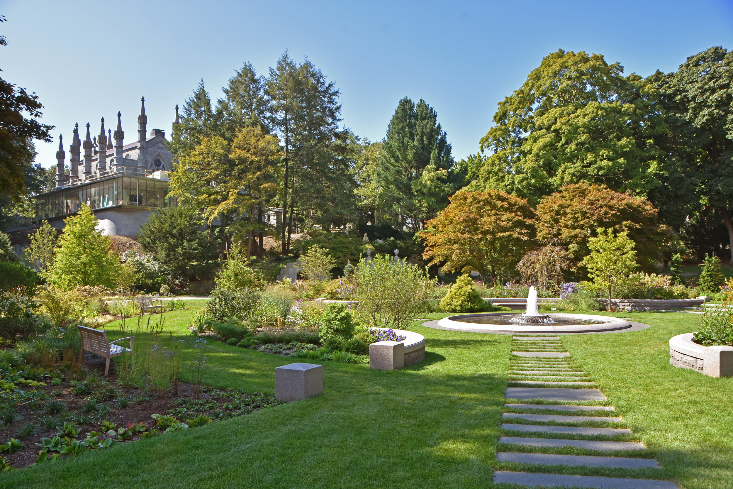 MOUNT AUBURN CEMETERY ASA GRAY GARDEN