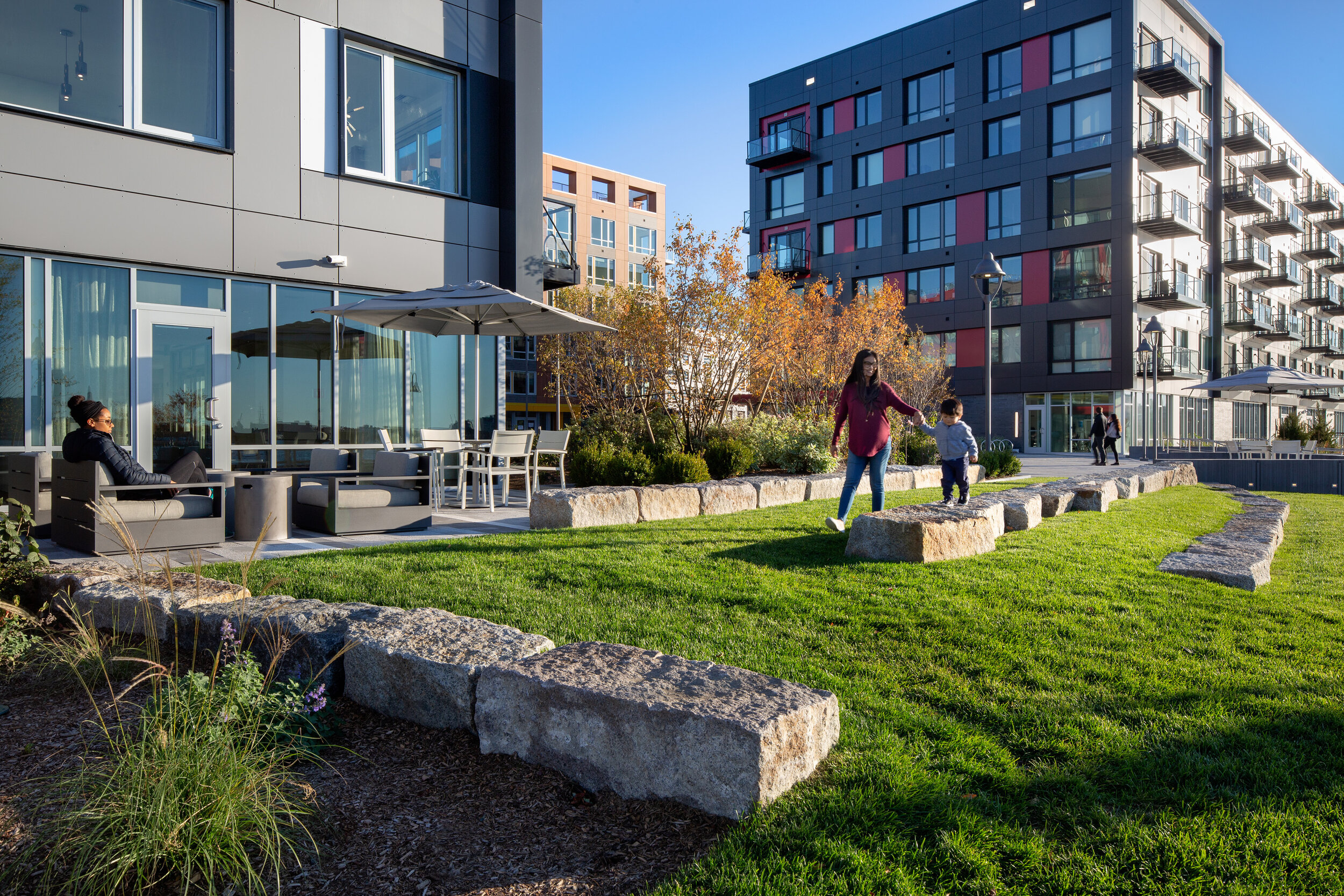  Amphitheater Seating at Clippership Wharf (Photo by Ed Wonsek) 