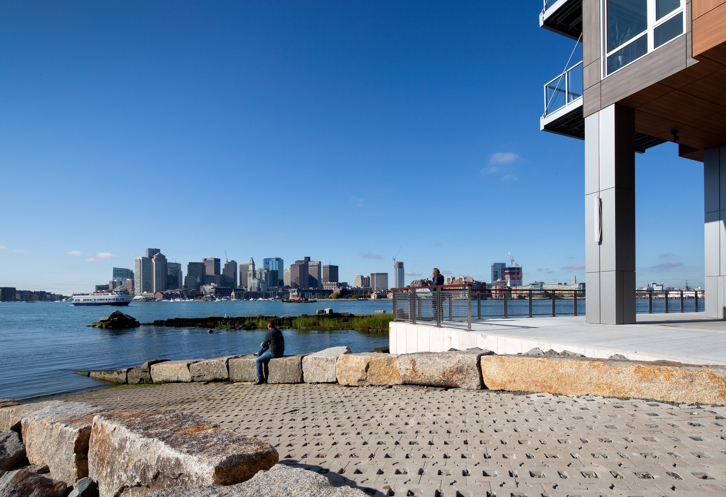  View of Clippership Wharf Boat Launch (Photo by Ed Wonsek) 