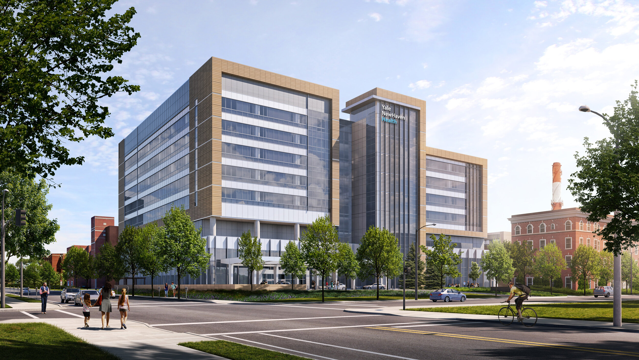  New Neuroscience Center, Yale New Haven Hospital Saint Raphael Campus (Rendering by Shepley Bulfinch) 