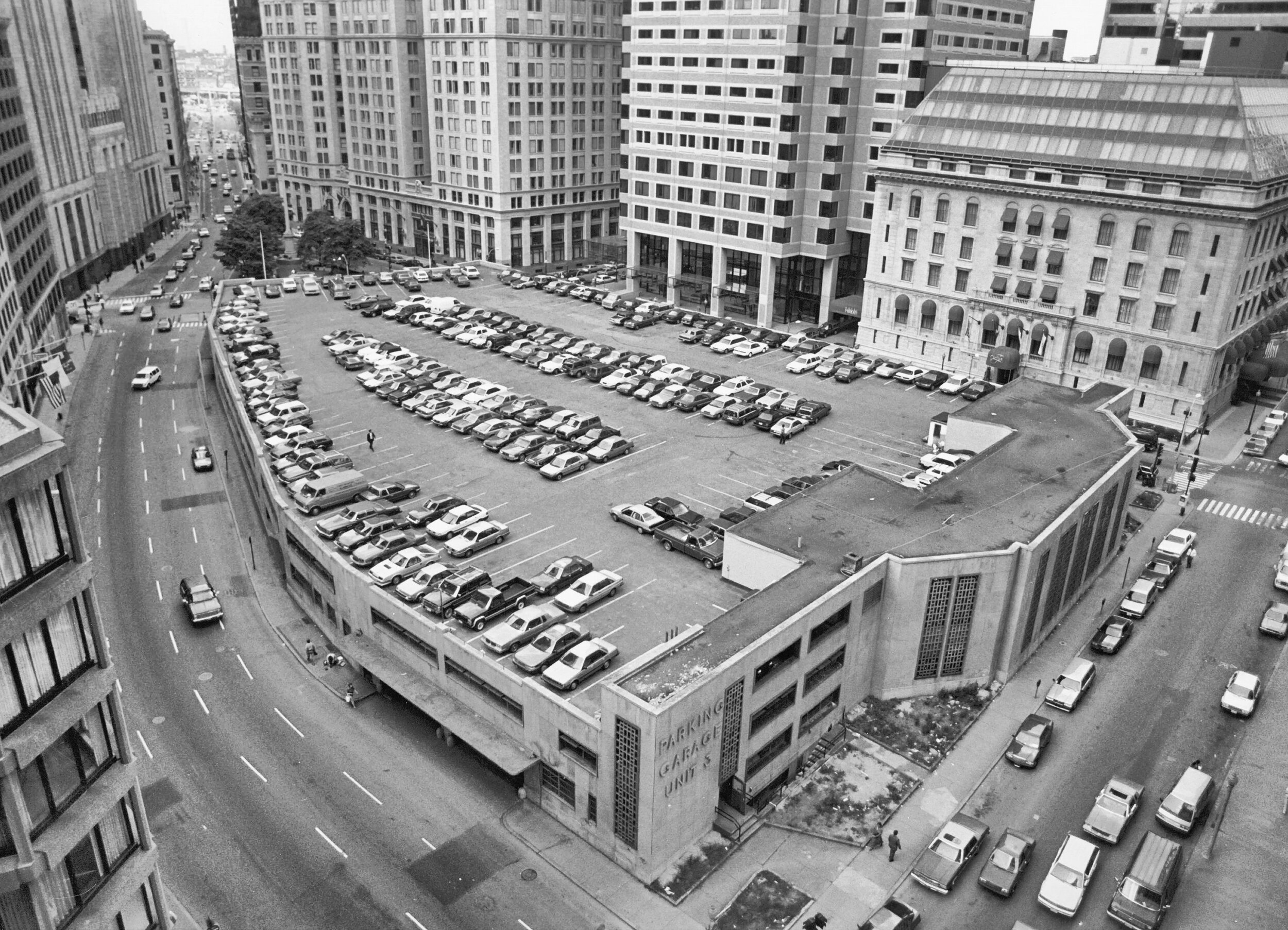  “Before” view of Post Office Square 
