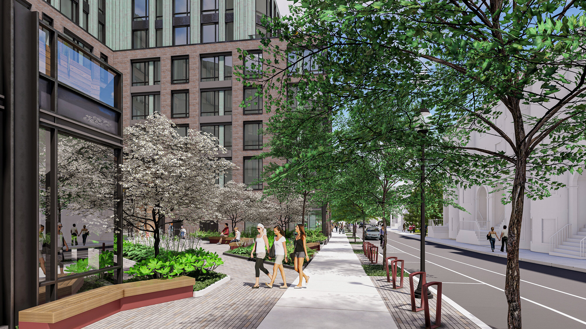  Allston Green View of Linden Street Looking South (Rendering by PCA and Halvorson | Tighe &amp; Bond Studio) 