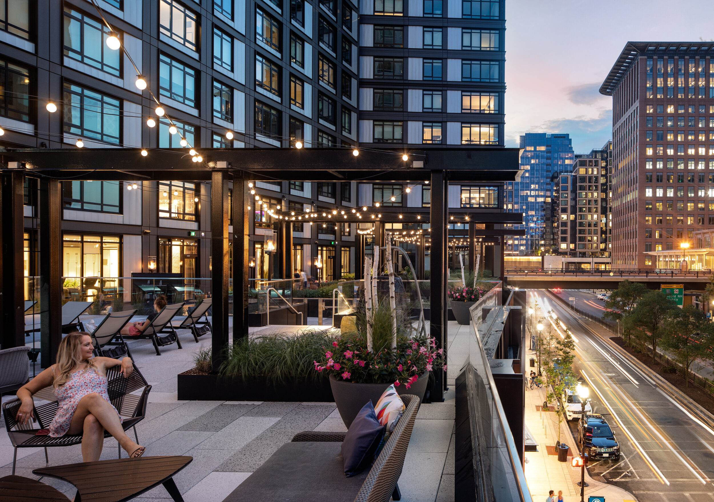 Amenity Terrace Harnesses the Energy of the City