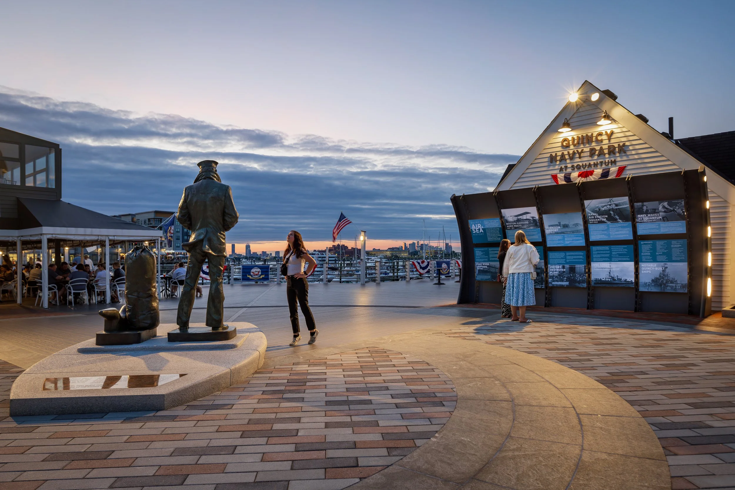 QUINCY NAVY PARK & LONE SAILOR MEMORIAL