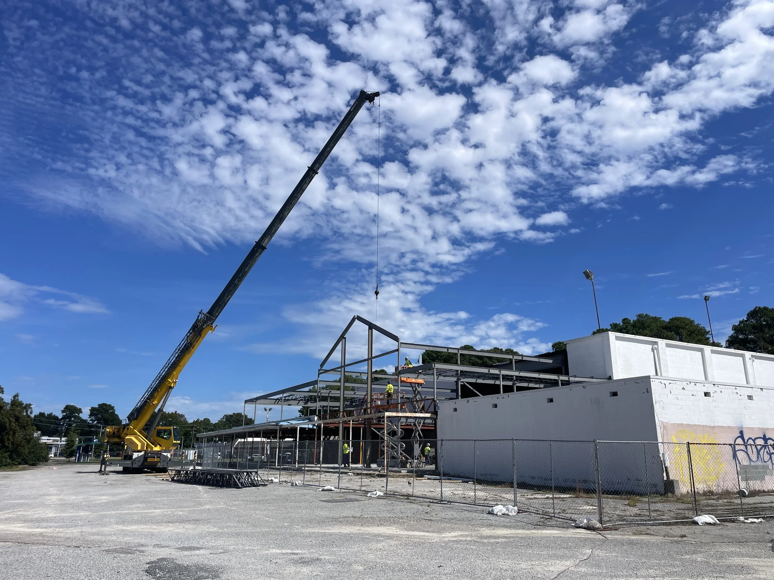 September 23 - 2nd Floor Beams Installation