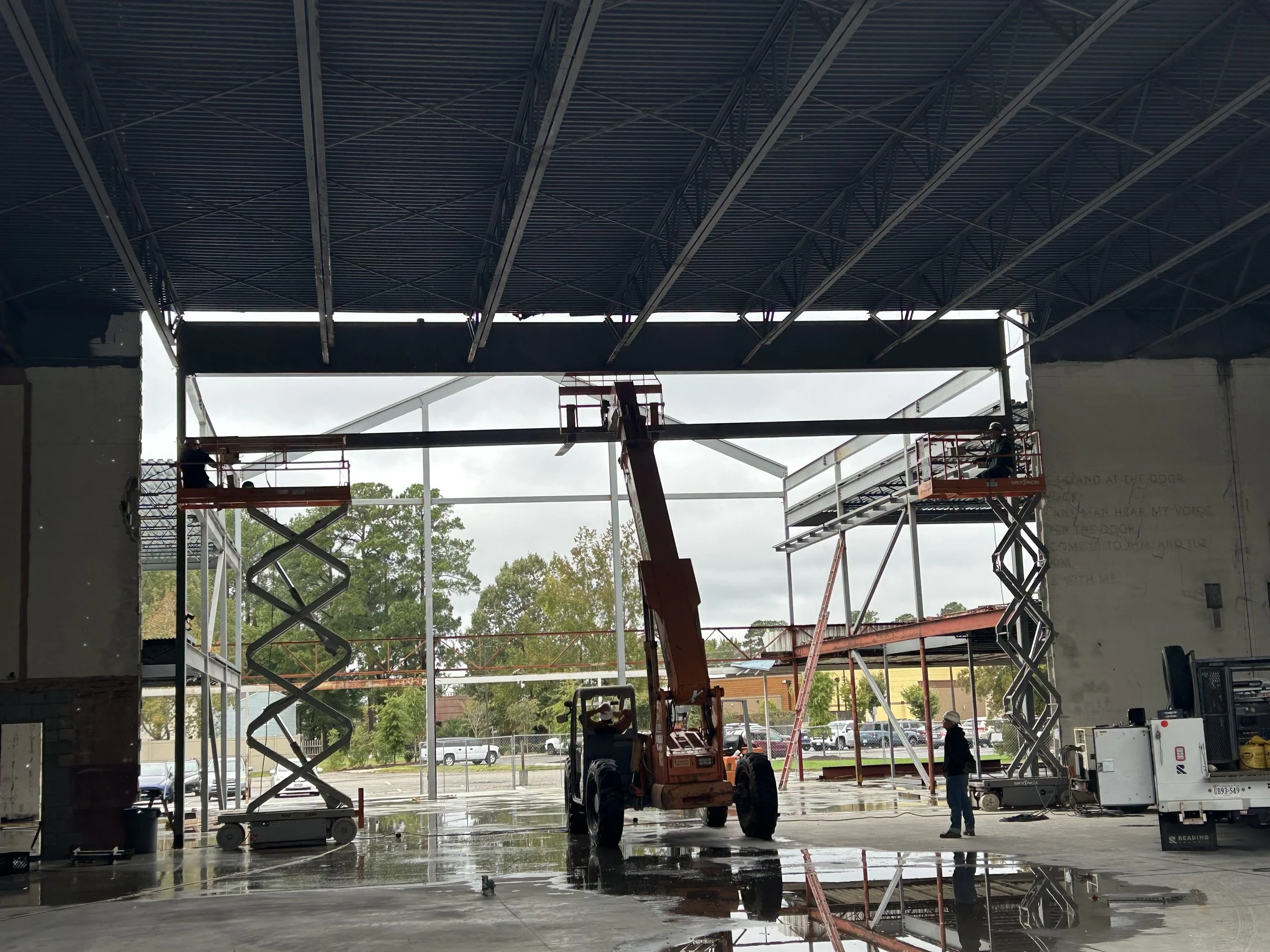 October 15 - Facing East Sanctuary Wing