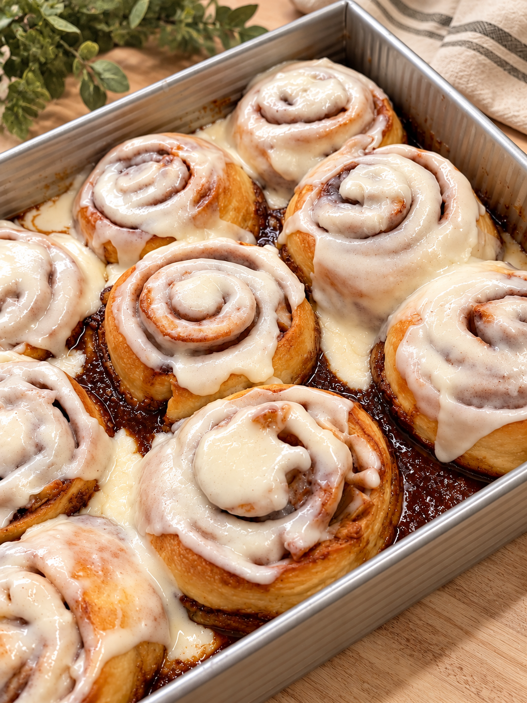 Gooey Iced Cinnamon Rolls in a Pan.png
