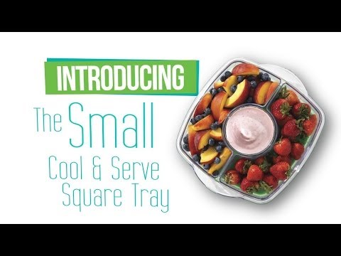 New! The Small Cool & Serve Square Tray