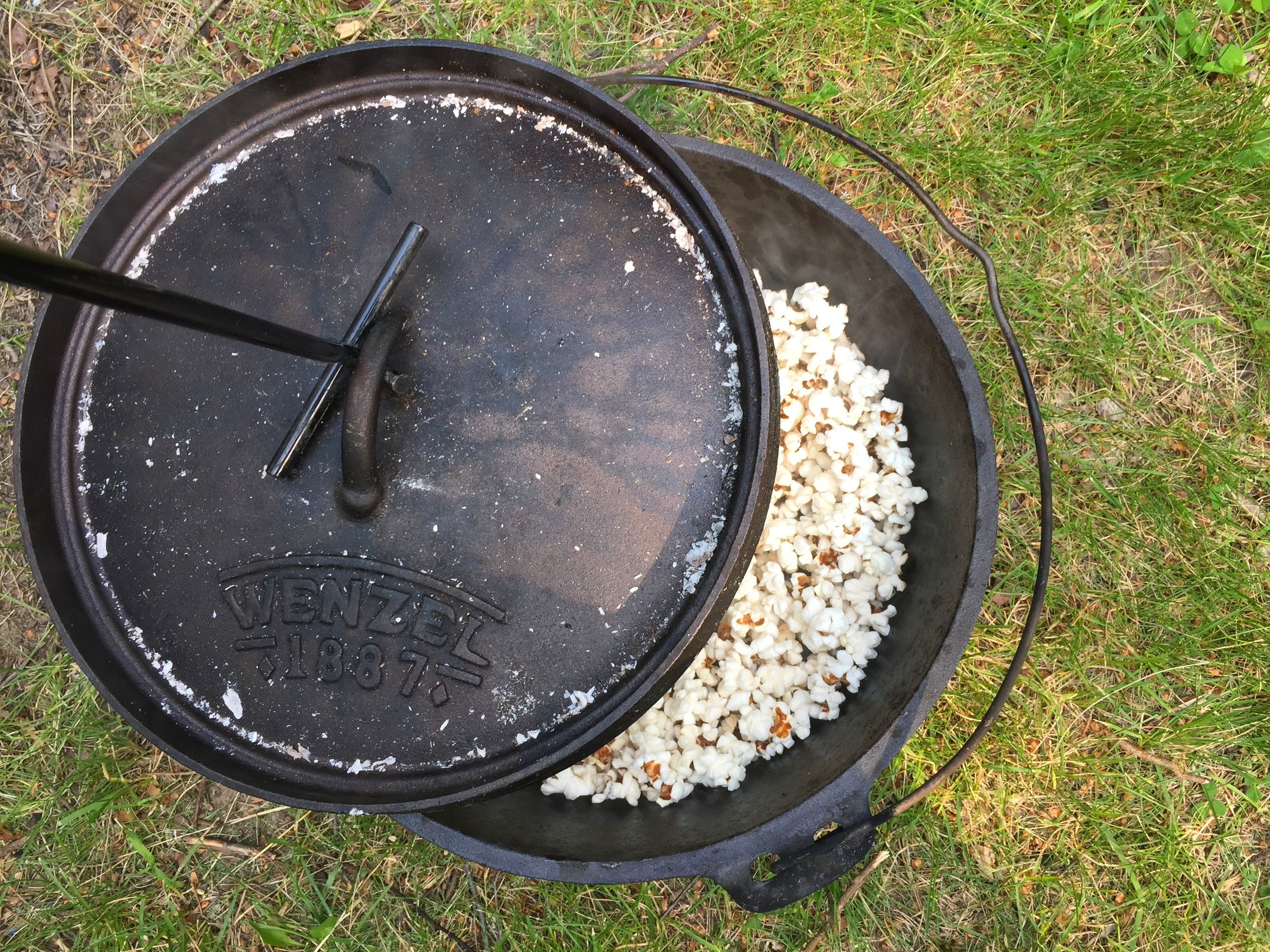 Firepit Friday Popcorn, How To Make Popcorn Over A Fire Pit