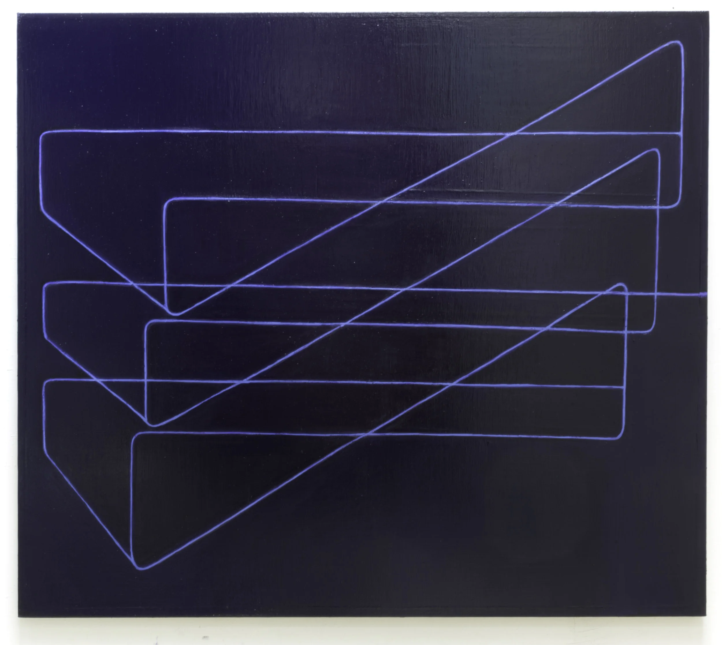 Strait no chaser , 2015-17 (Oil on linen, 65 x 74 in / 165 x 188 cm)
