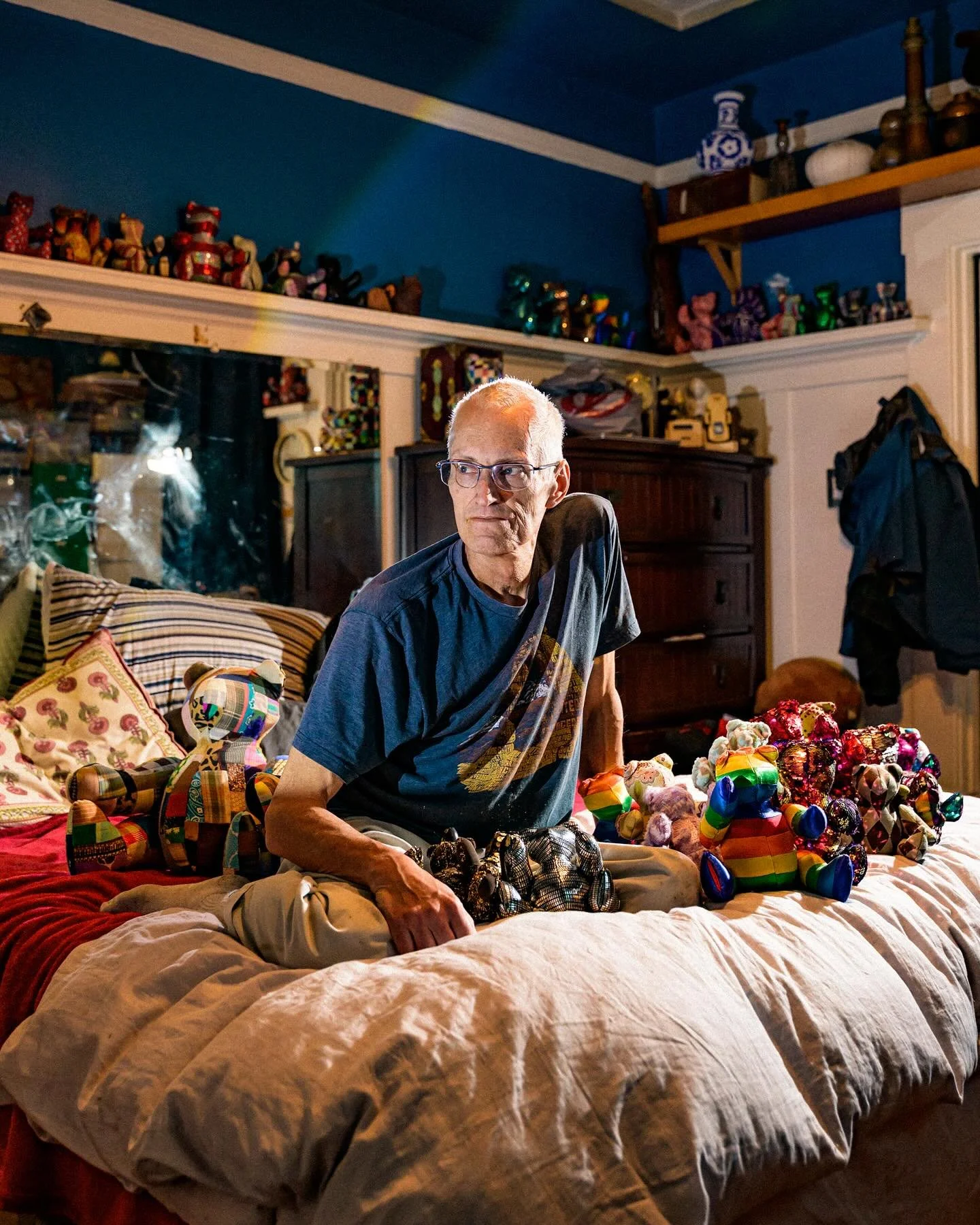 When I met Marshall in the Mission last year, he was conducting a garage sale of all sorts of vintage items and equipment from his apartment near Dolores park.

He told me he had lived there for 30 years, since the 90s when the neighborhood was way d