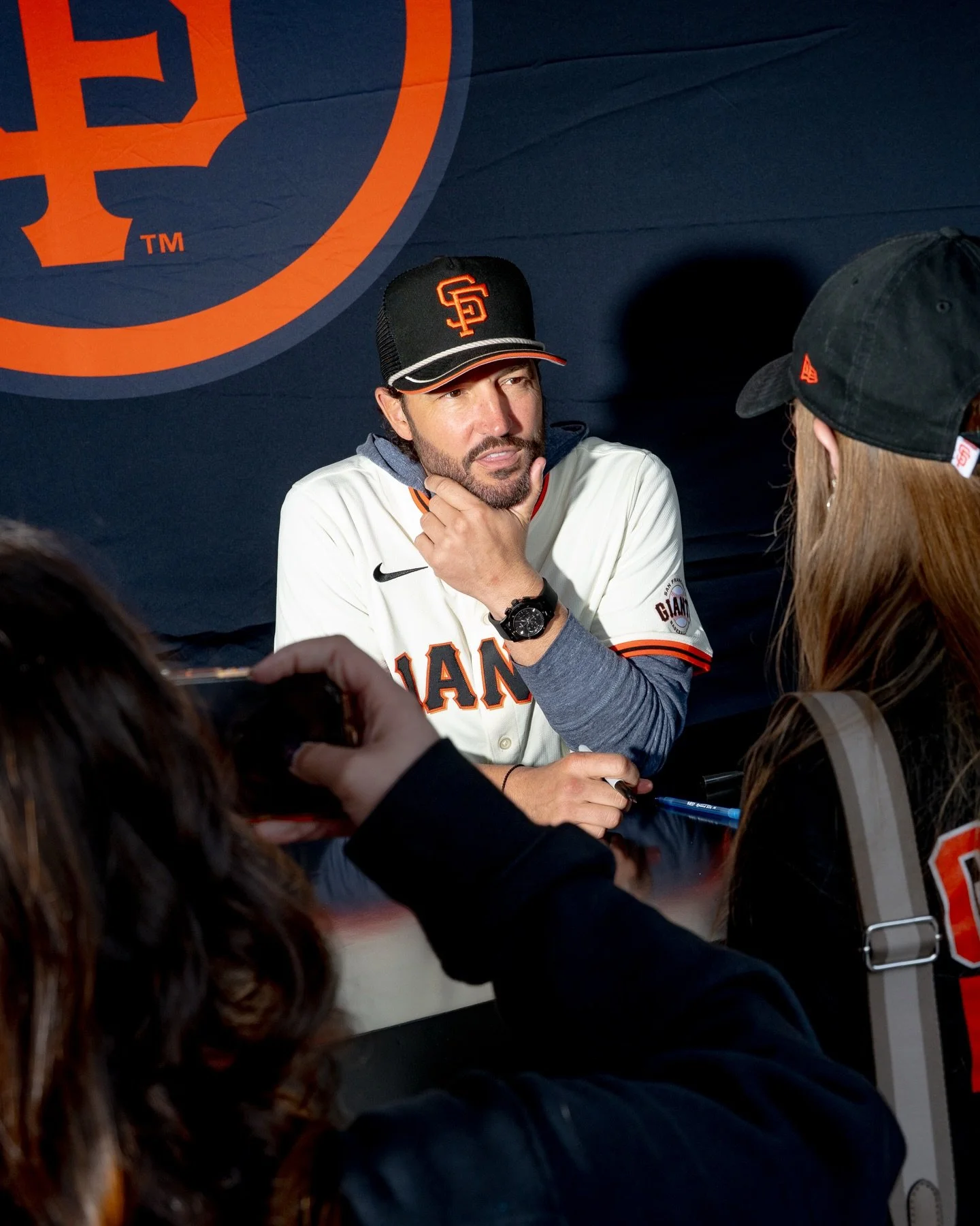 Tony Vitello&rsquo;s first impression of Giants fans? &ldquo;We might raise a little hell&hellip;&rdquo;

Had a nice time running the bases over the weekend photographing @sfgiants new manager Tony Vitello and his team for the San Francisco Chronicle