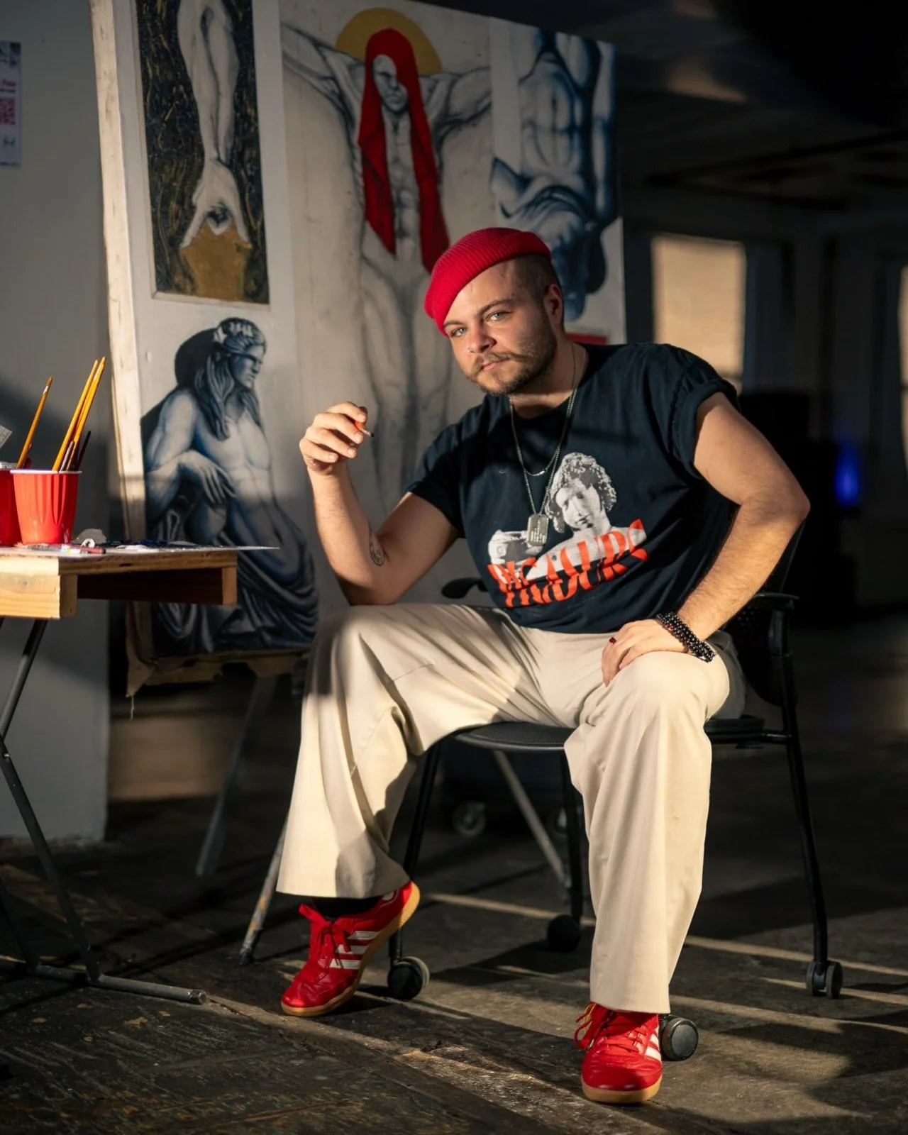 Gage makes me wanna make painting. @1snub