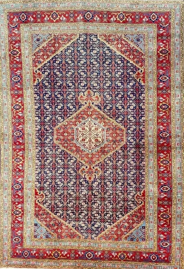 1950's Hand-Knotted Wool Ardebil Rug, 77 x 111 in (6'4 x 9'2), $900 (Key Auction Invoice 67857 Lot 21).jpg