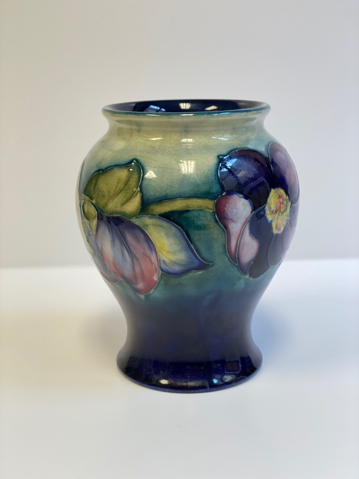 Moorcroft Clematis Vase