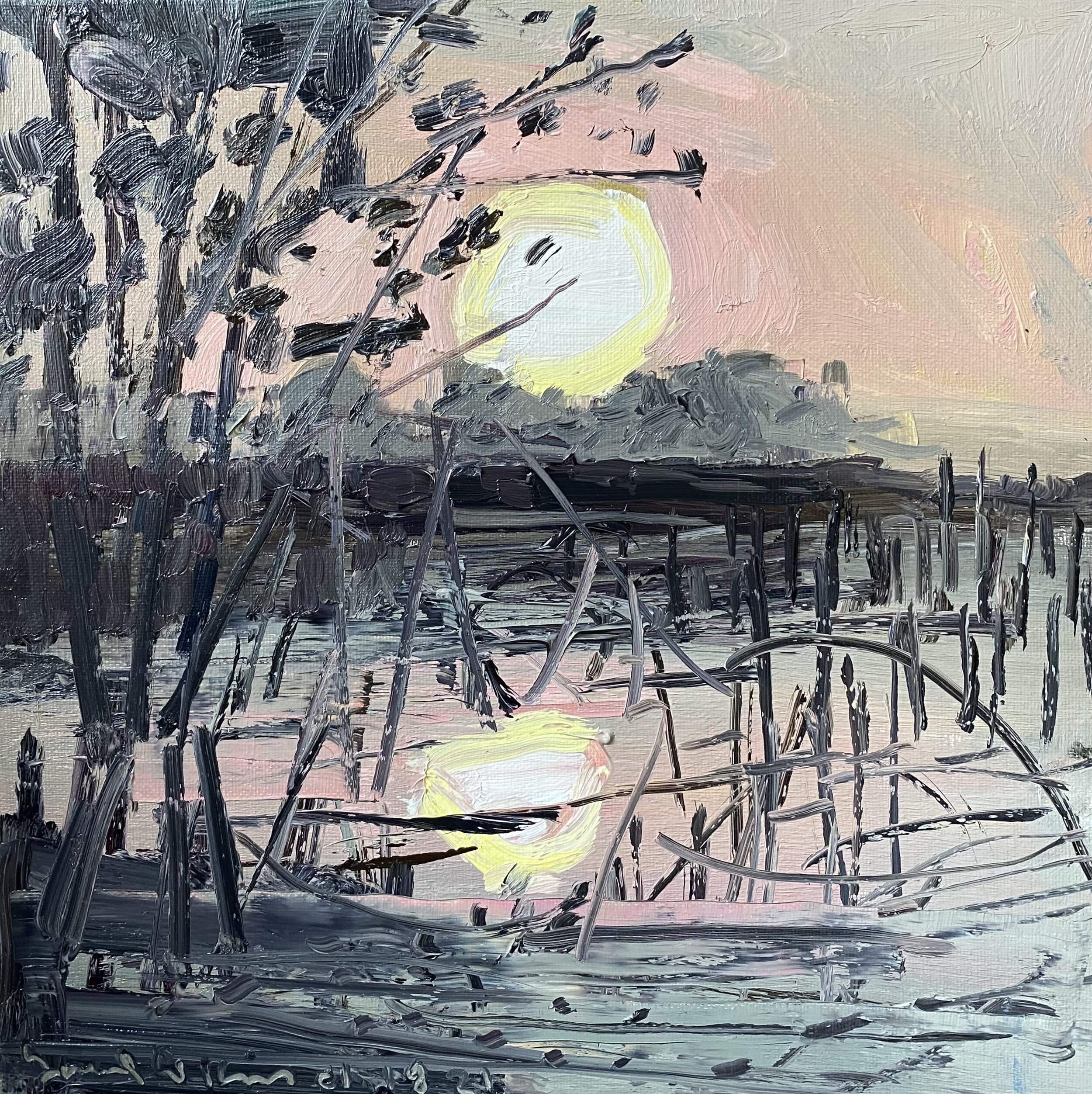Gerard Collins - Sunset Over Hampton Creek