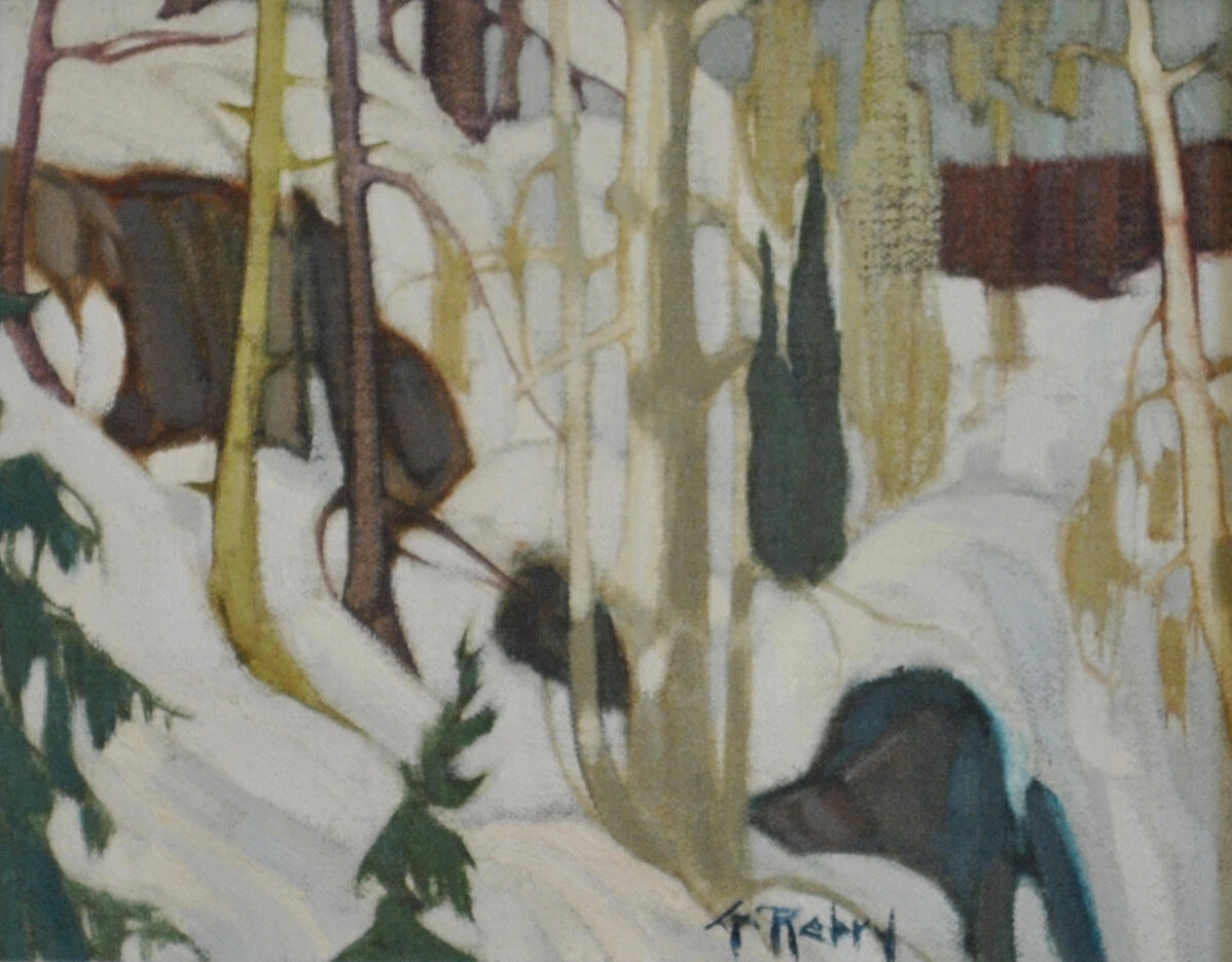 Gaston Rebry - Winter Birches