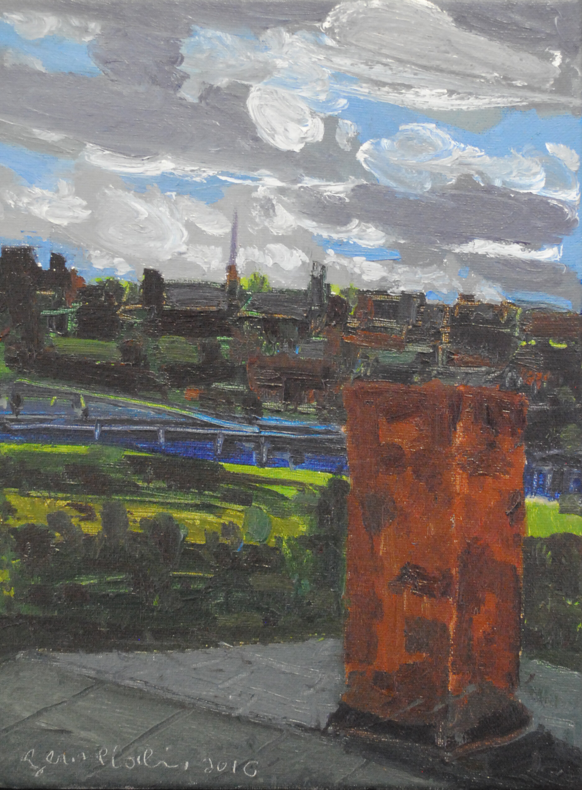 Gerard Collins Saint John Skyline — Cobalt Art Gallery
