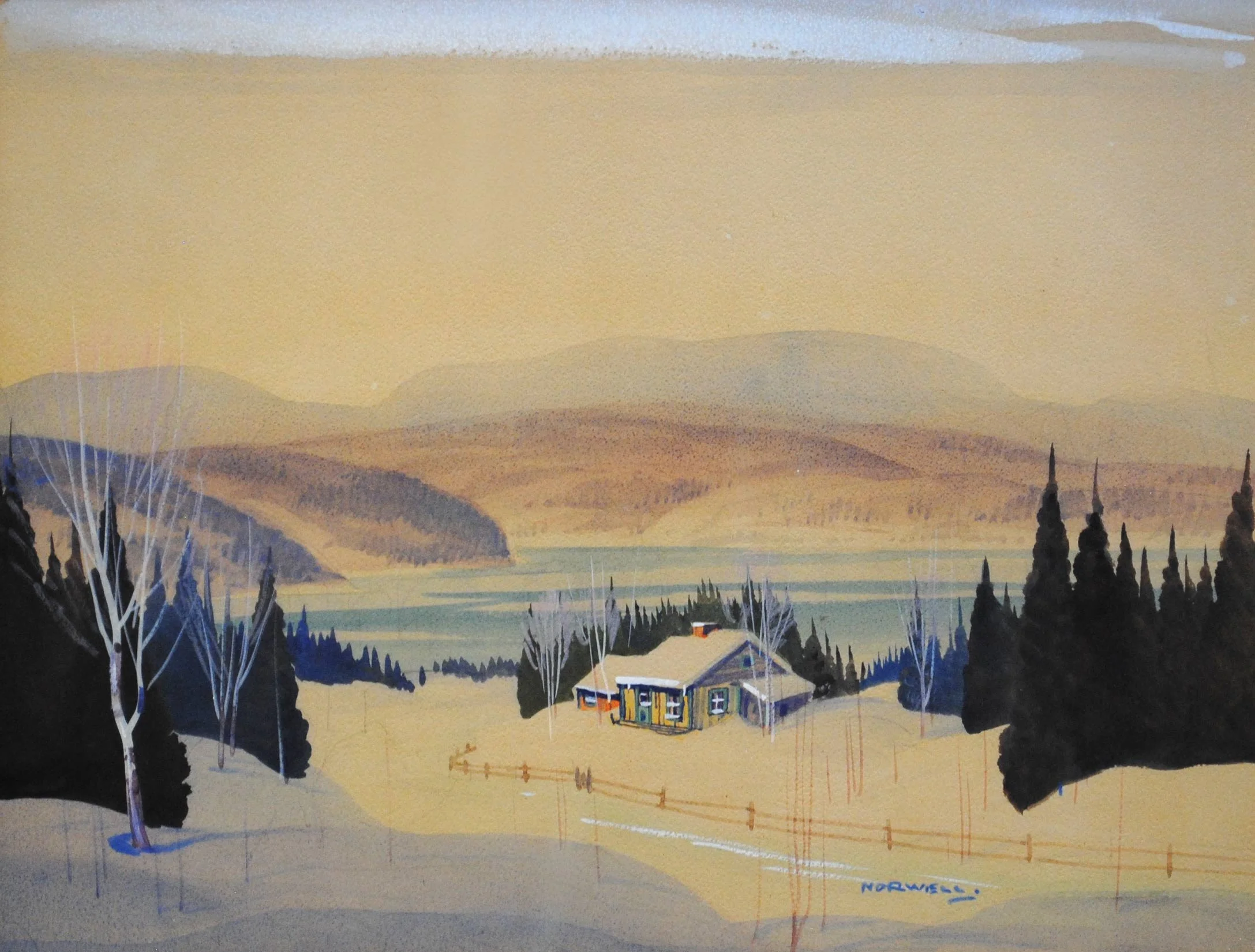 Graham Noble Norwell, Lakeview Home, 11x14.5, watercolour, $525, FL1-VAULT-CENTER3.jpg