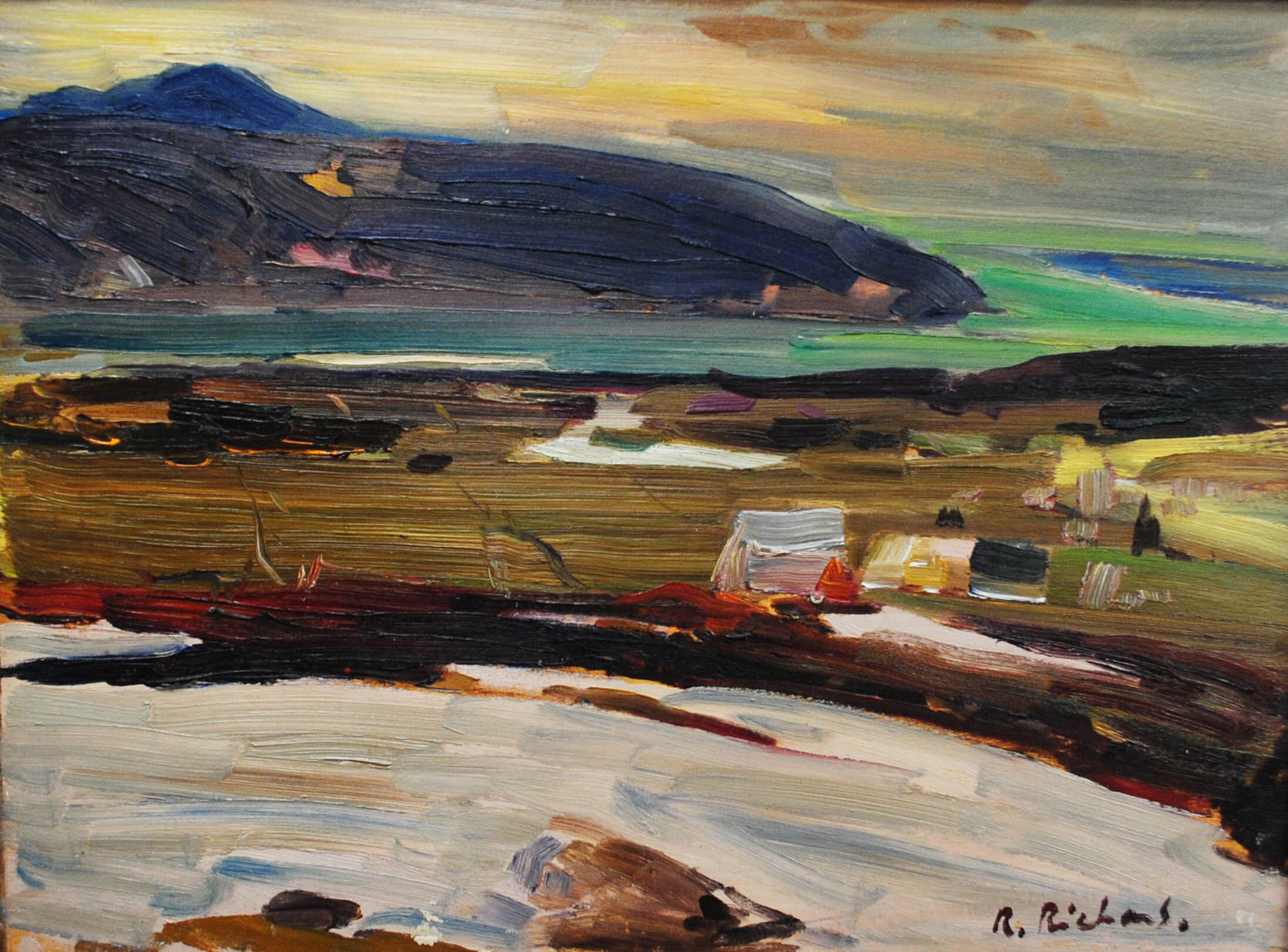 René Richard - Baie-St-Paul, La Fonte Des Neiges