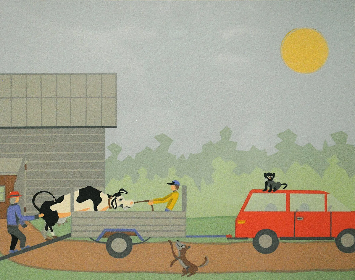 Robert Emile Fortin, #2,-Allons-Josephine,-Will-Josephine,-6.5x8,-silkscreen,-1987,-$125;Main Vault-Left.jpg