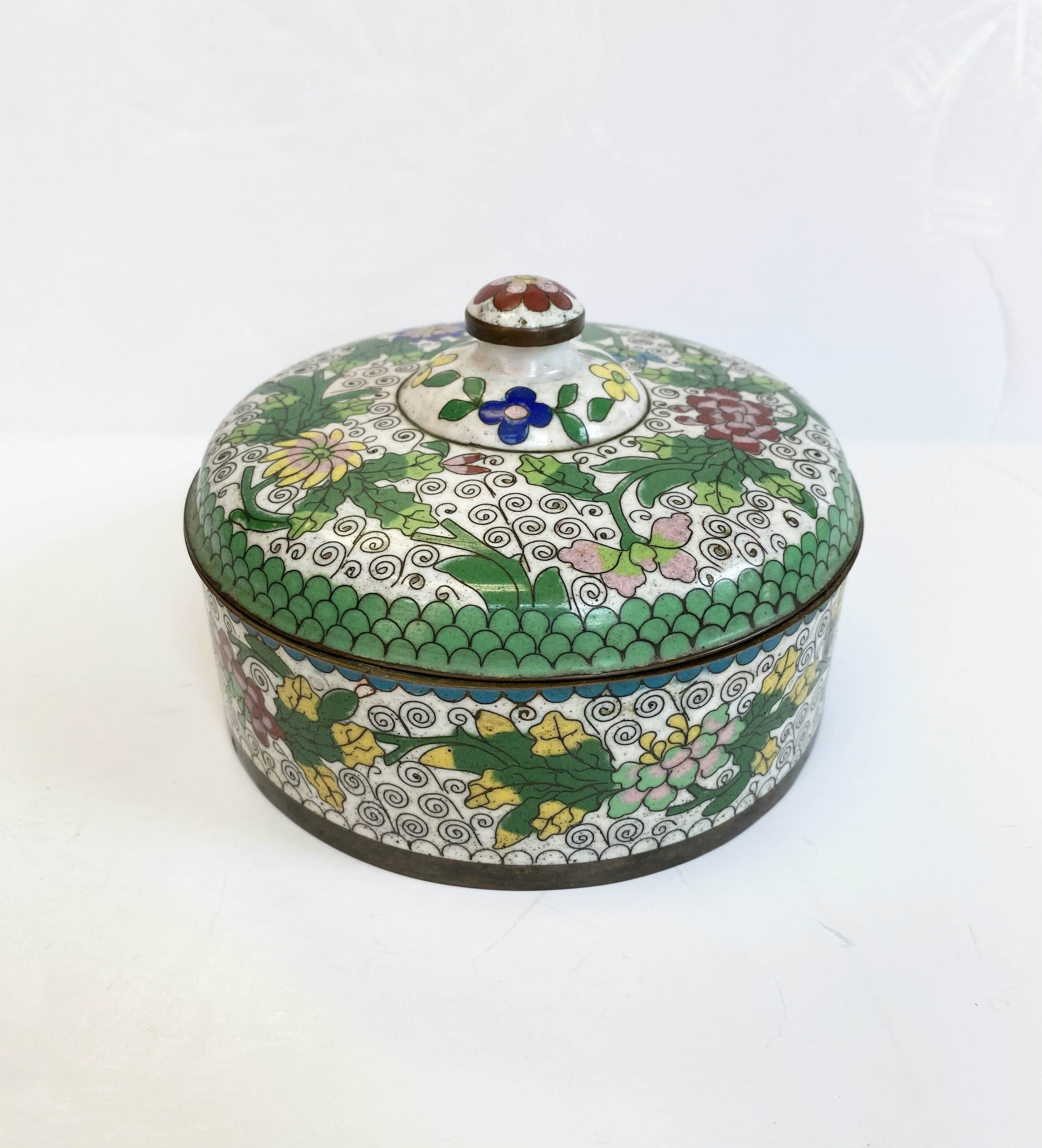 Cloisonne Covered Dish