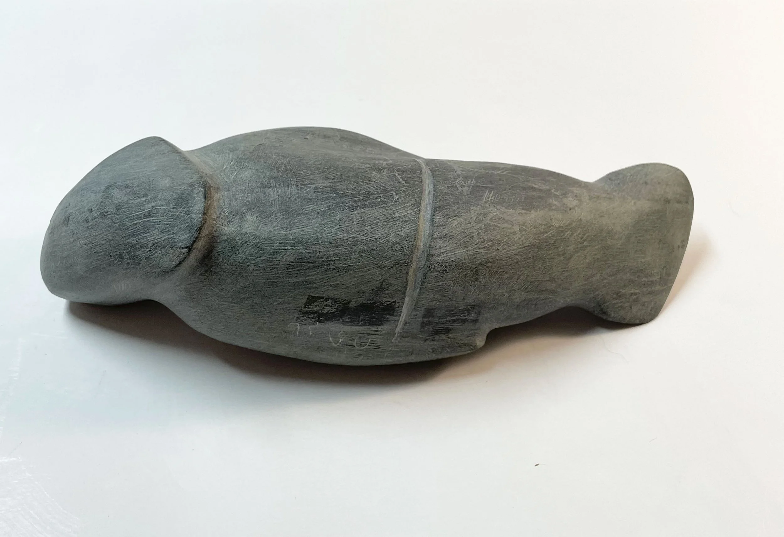 David Arnasungaaq, 1964-, Sedna, stone, 4x9x2, 2.JPG