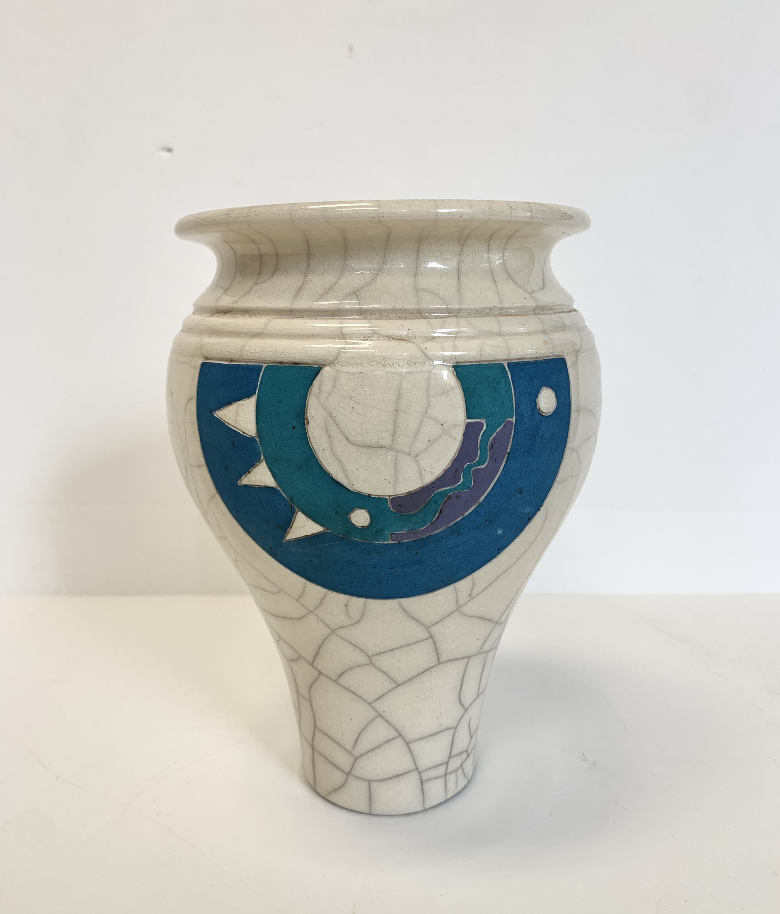 Peter Powning - Raku Pottery Vase, 4.5x7.25, $350.jpg