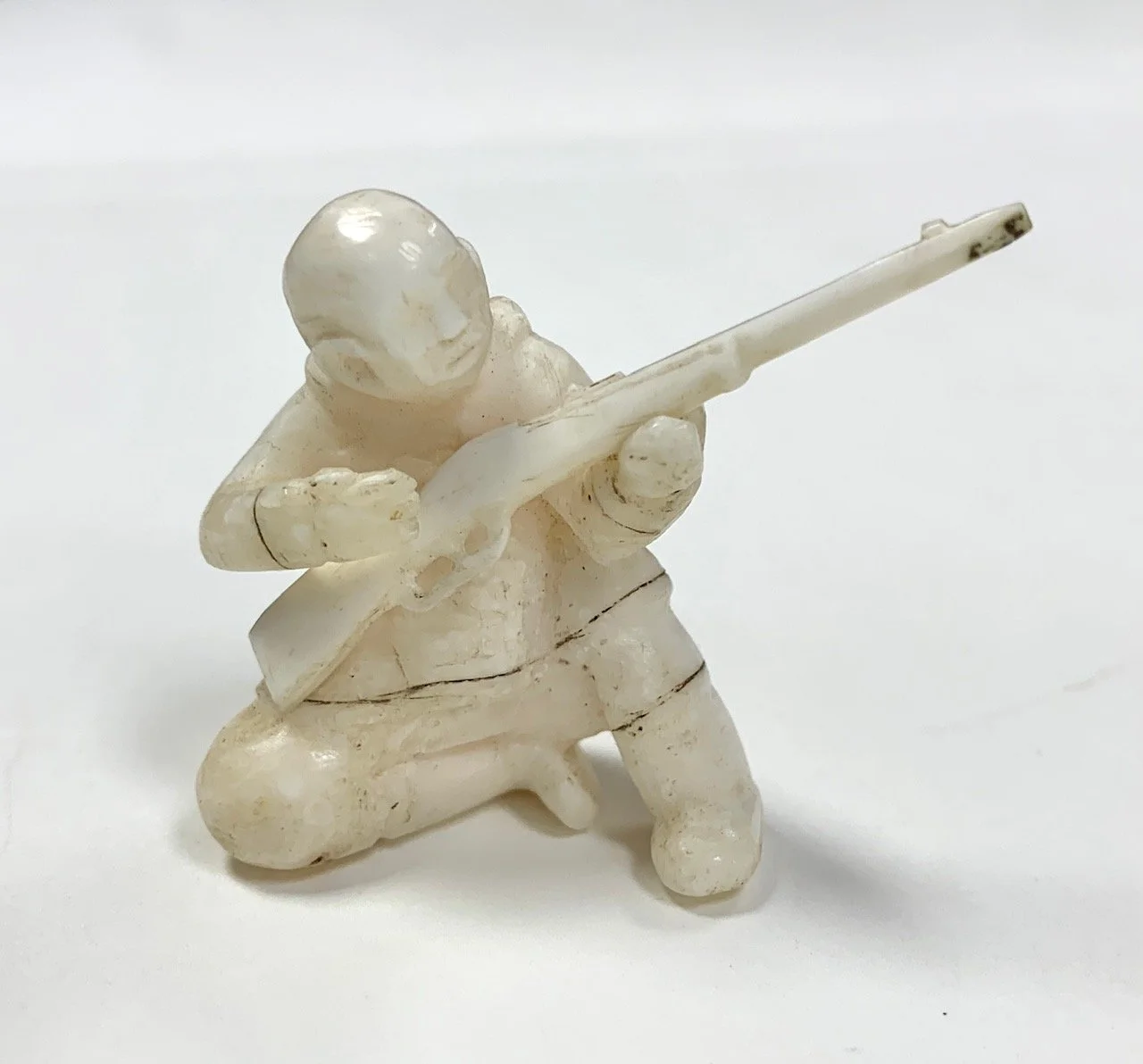 Man with Rifle Netsuke