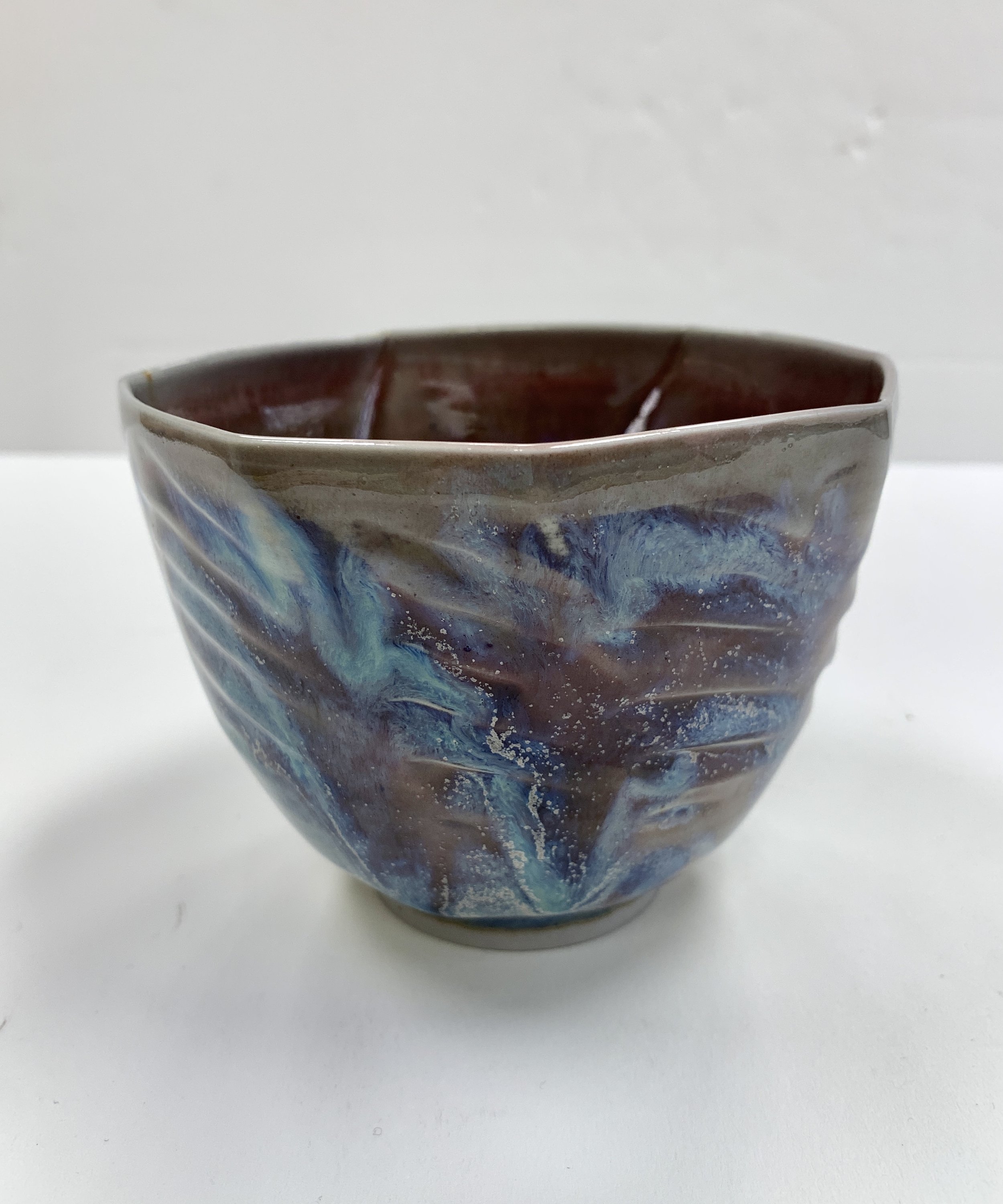 Kayo O' Young -Blue & Mauve Bowl