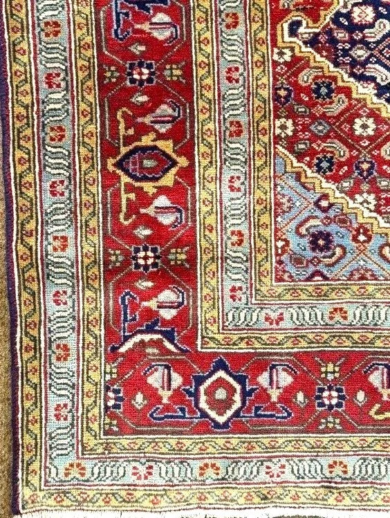 1950's Hand-Knotted Ardebil Rug Detail.jpg