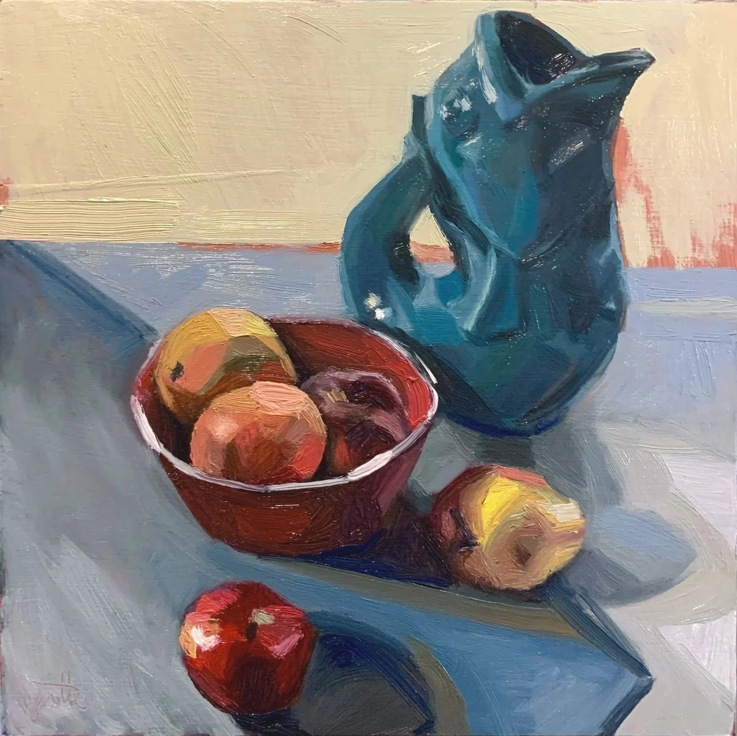 Mary Garoutte - Still Life with Blue Gurgle Pot