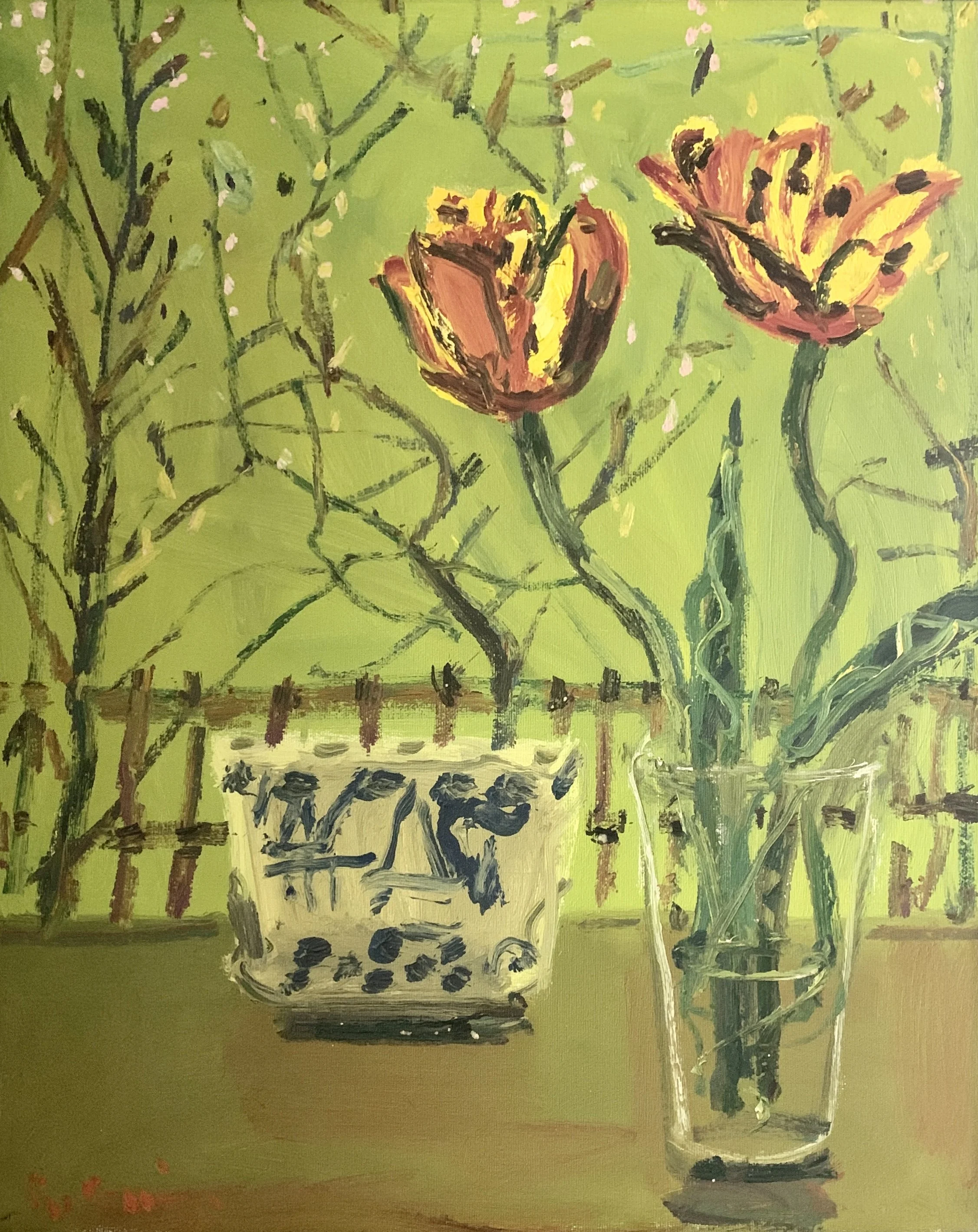 Gerard Collins - Flowers (Tulips & Pussy Willows)