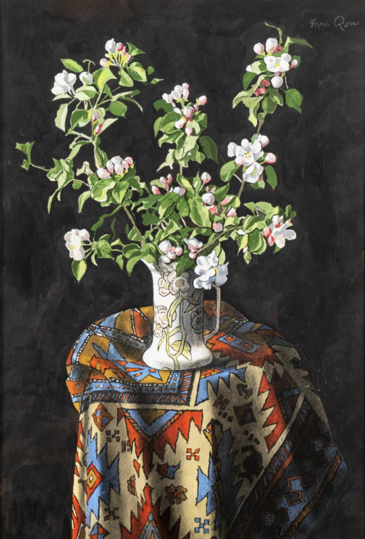 Fred Ross, CM, RCA - Still Life with Apple Blossoms (1991)