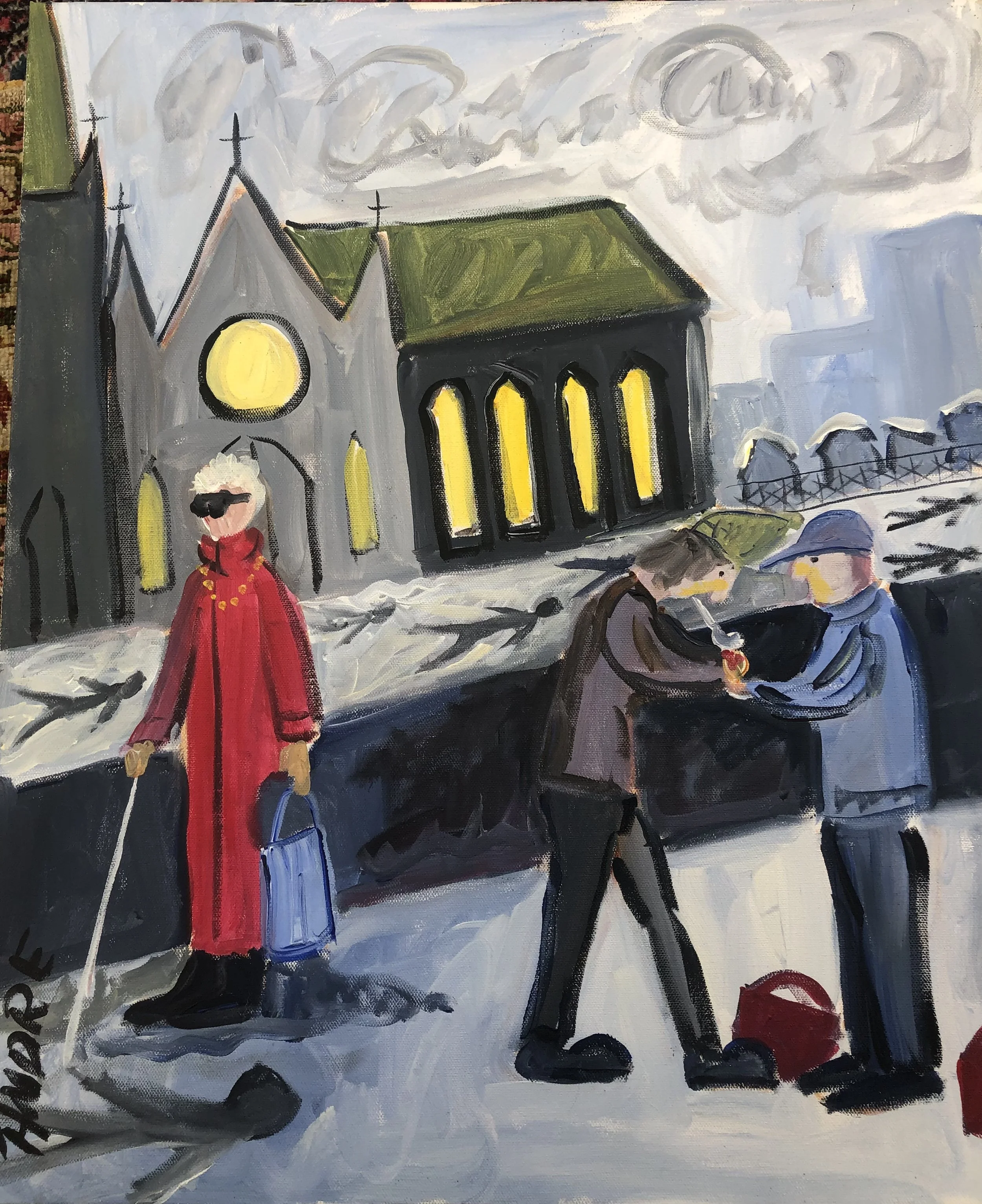 Andre Haines - Cathedral Scene, Saint John