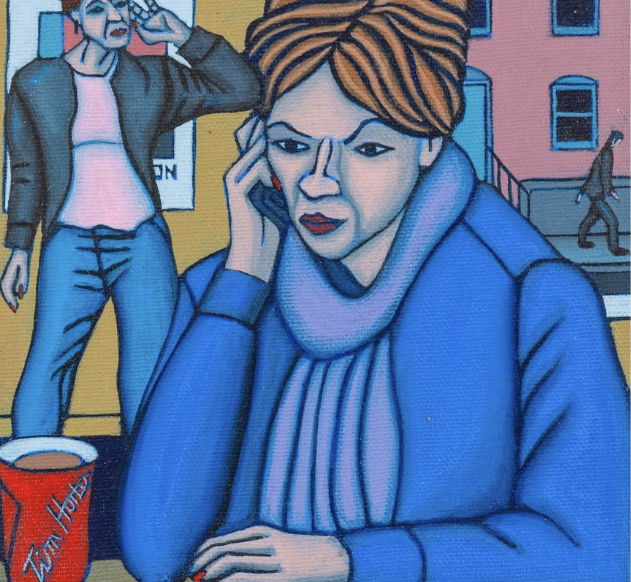 Paul Mathieson - Figure With Tim Horton's Cup